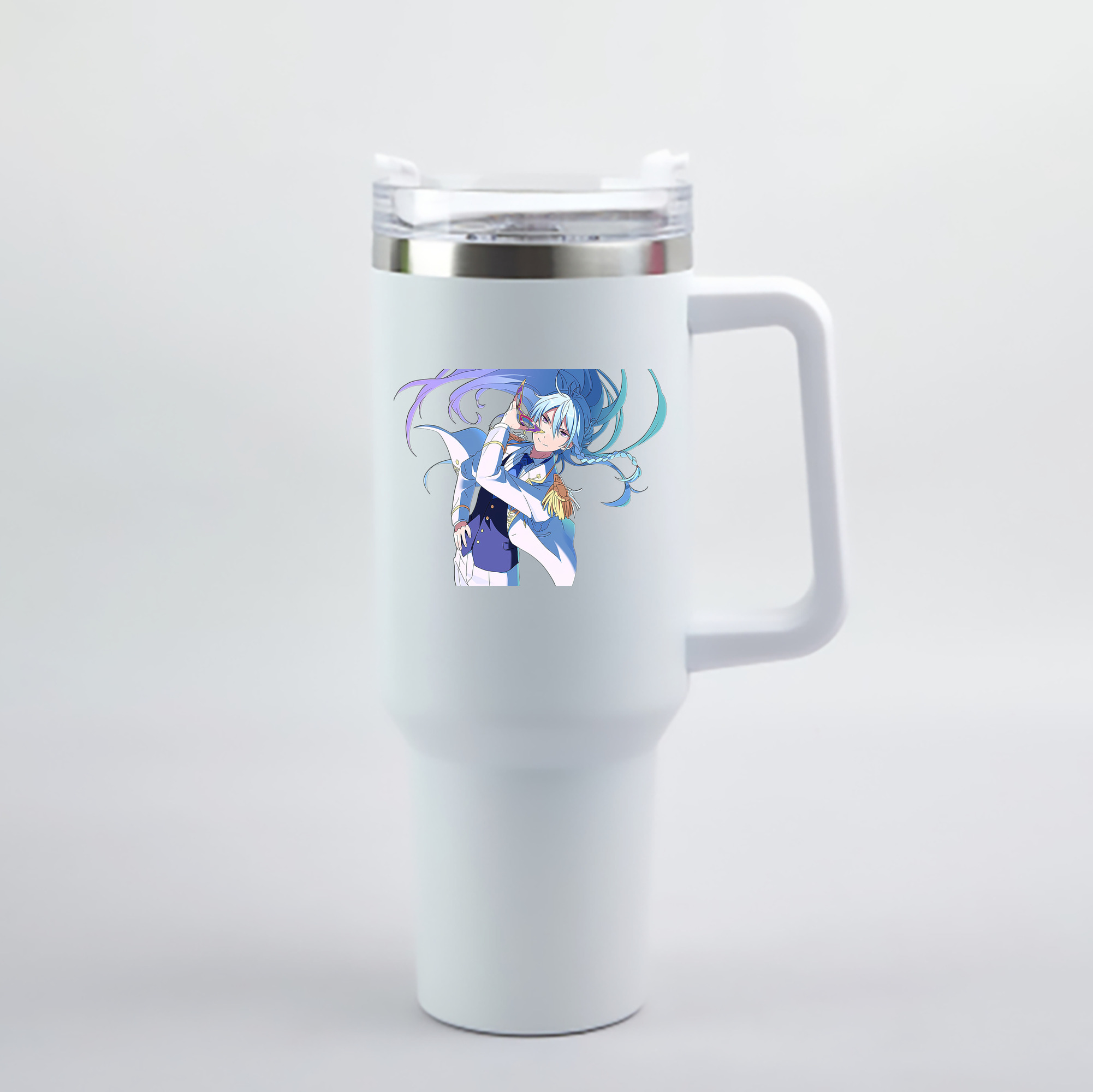 （画像用） あんさんぶるスターズ! Ensemble Stars 1200mL車用タンブラー - クリスタルステッカー（プラスチックストロー付き）