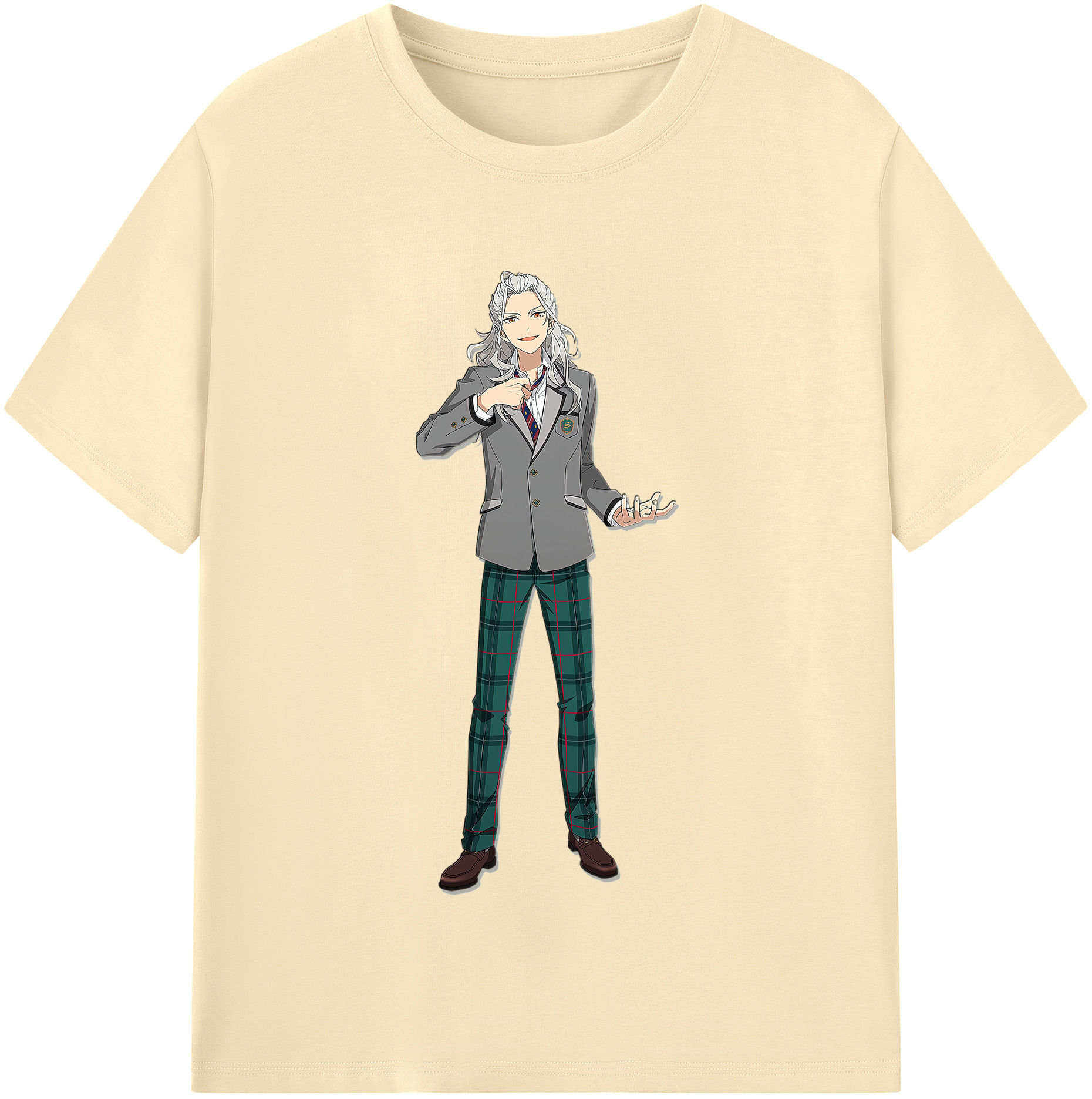 （画像用） あんさんぶるスターズ! Ensemble Stars 綿100％半袖Tシャツ（フロントプリント）