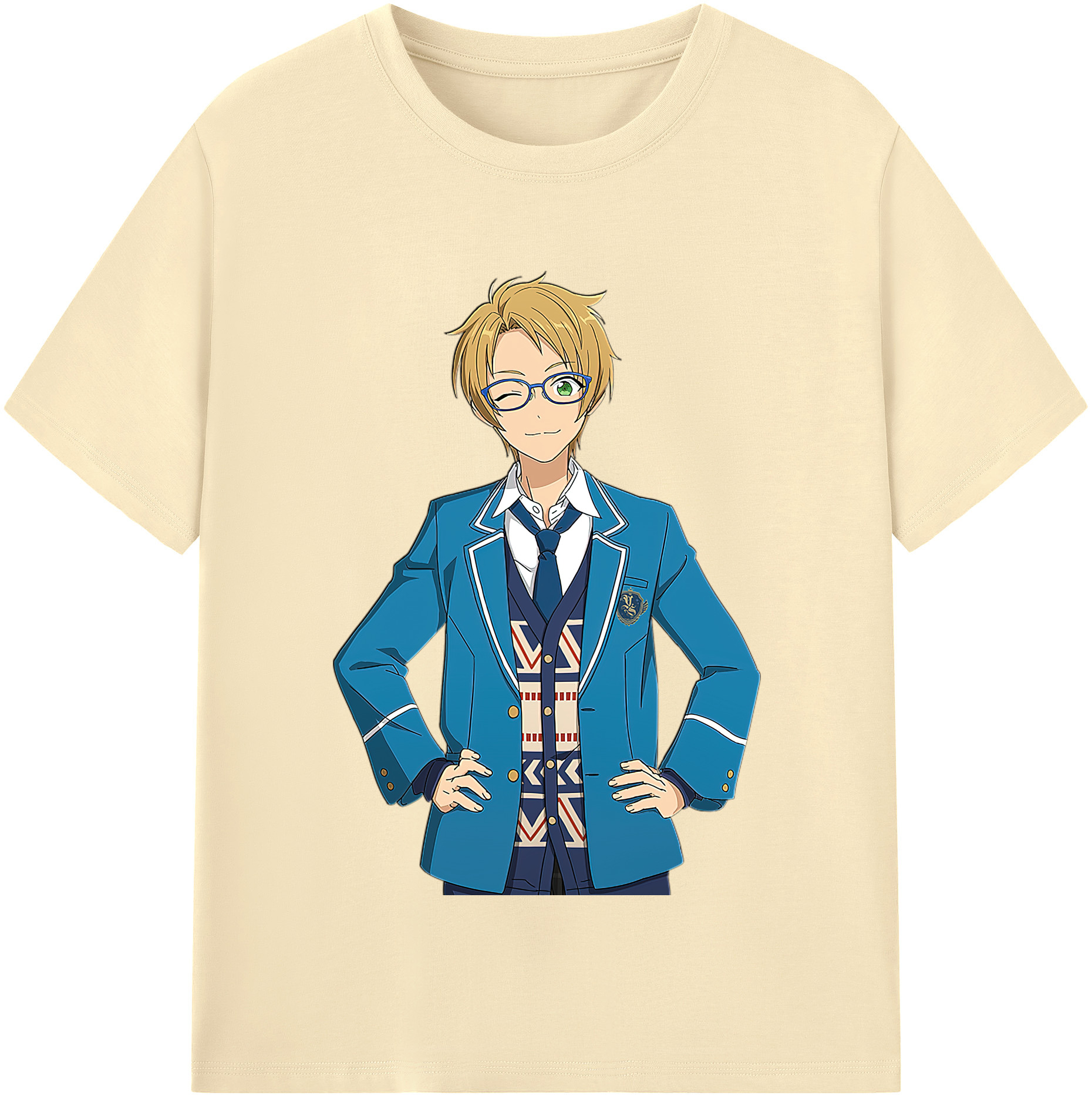 （画像用） あんさんぶるスターズ! Ensemble Stars 綿100％半袖Tシャツ（フロントプリント）