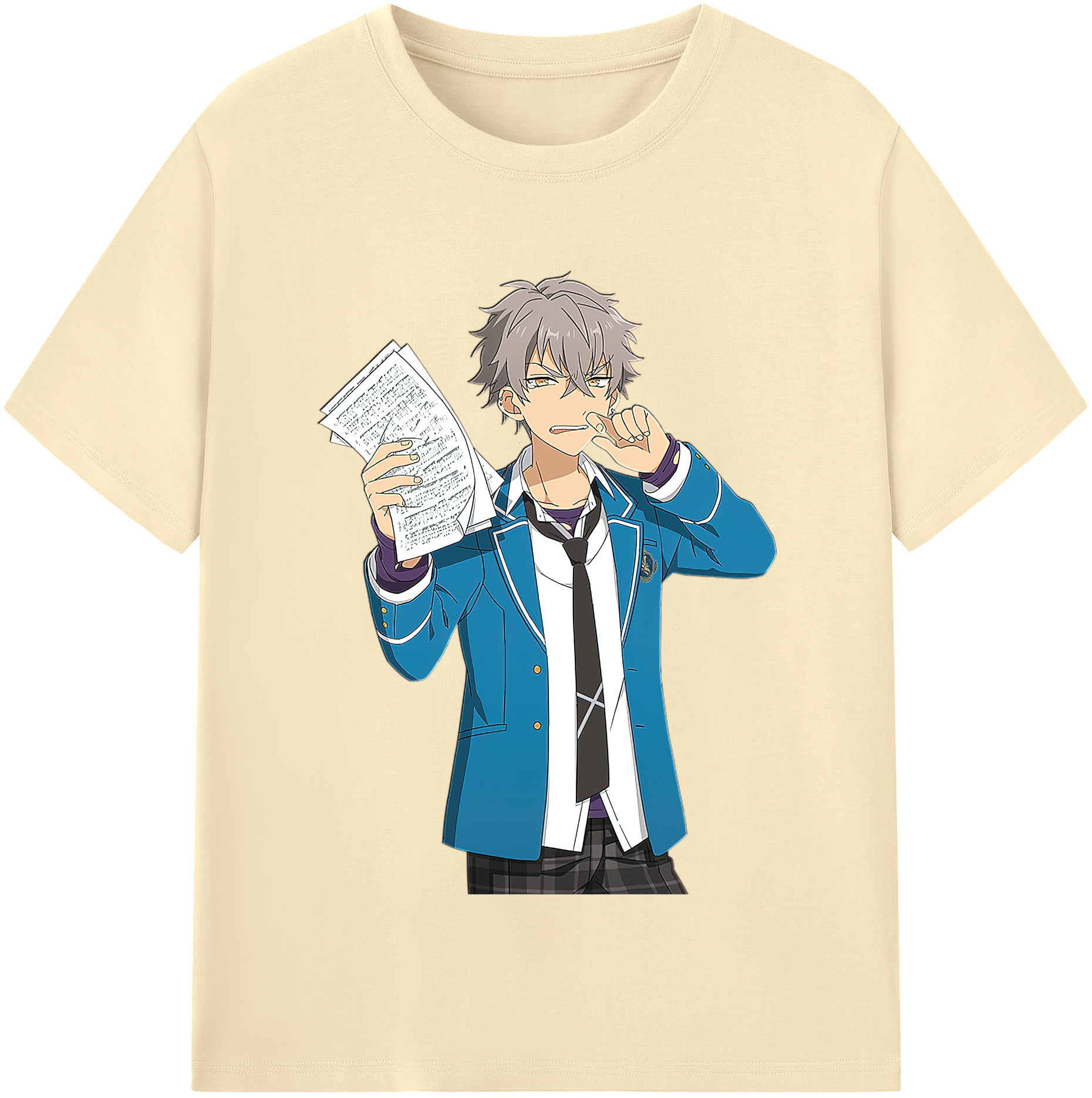 （画像用） あんさんぶるスターズ! Ensemble Stars 綿100％半袖Tシャツ（フロントプリント）