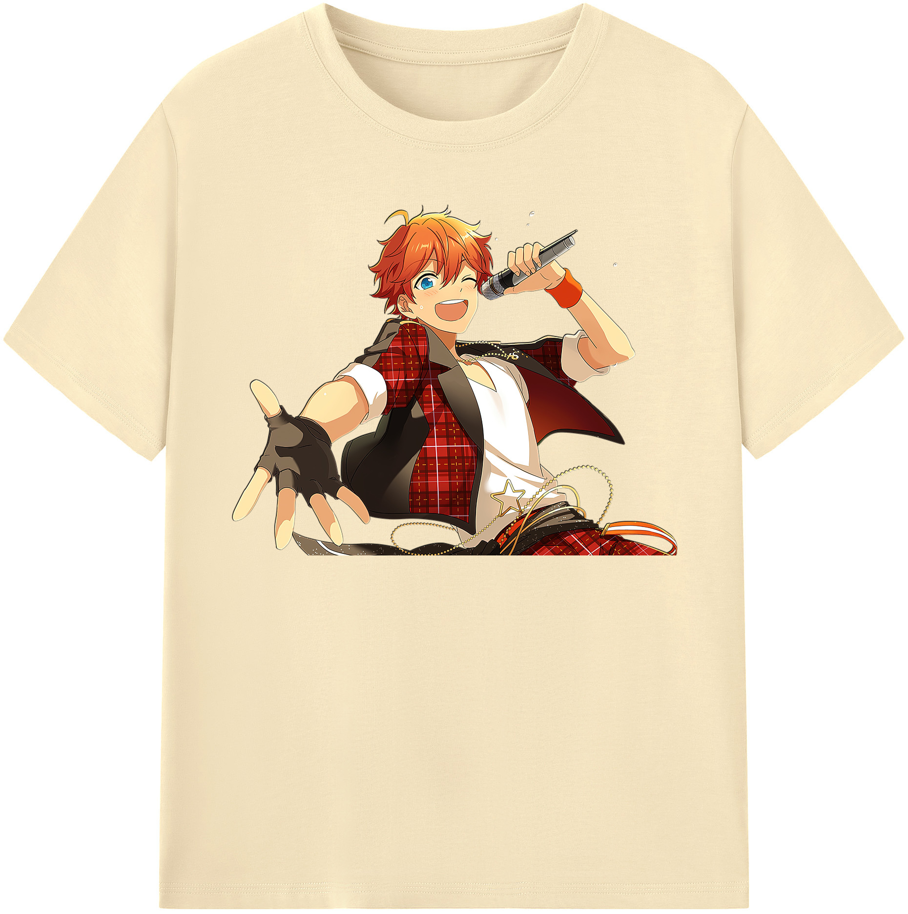 （画像用） あんさんぶるスターズ! Ensemble Stars 綿100％半袖Tシャツ（フロントプリント）