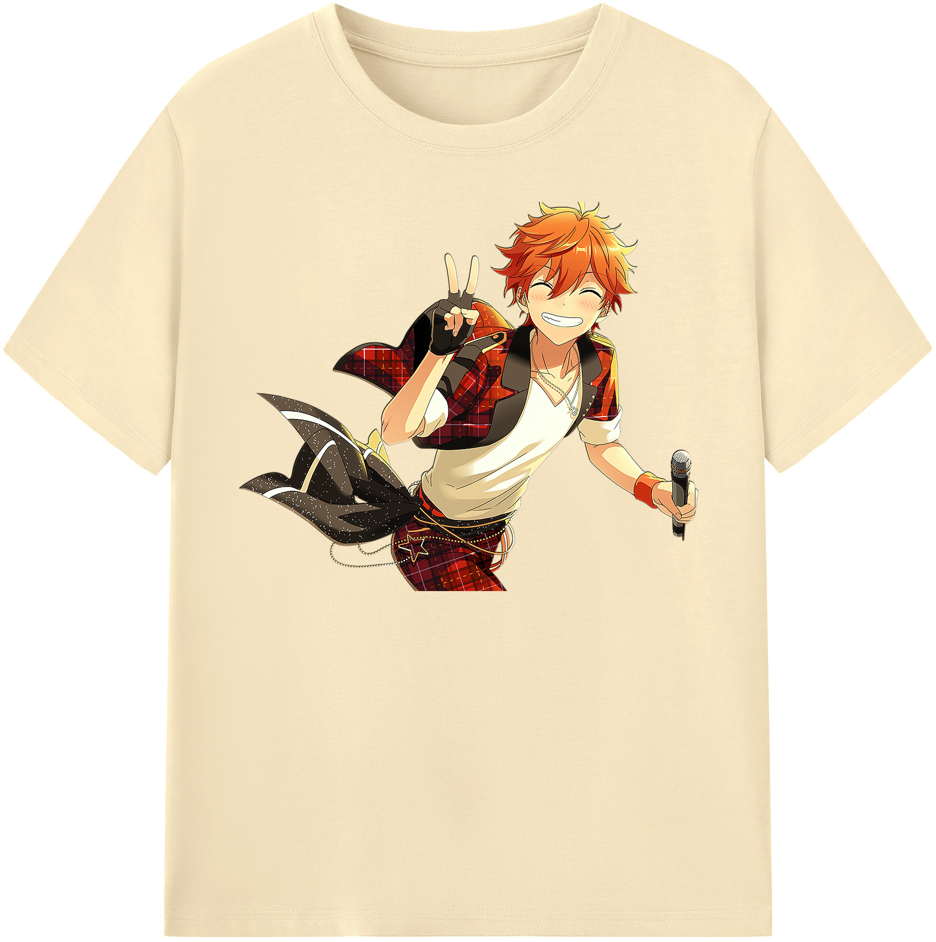 （画像用） あんさんぶるスターズ! Ensemble Stars 綿100％半袖Tシャツ（フロントプリント）