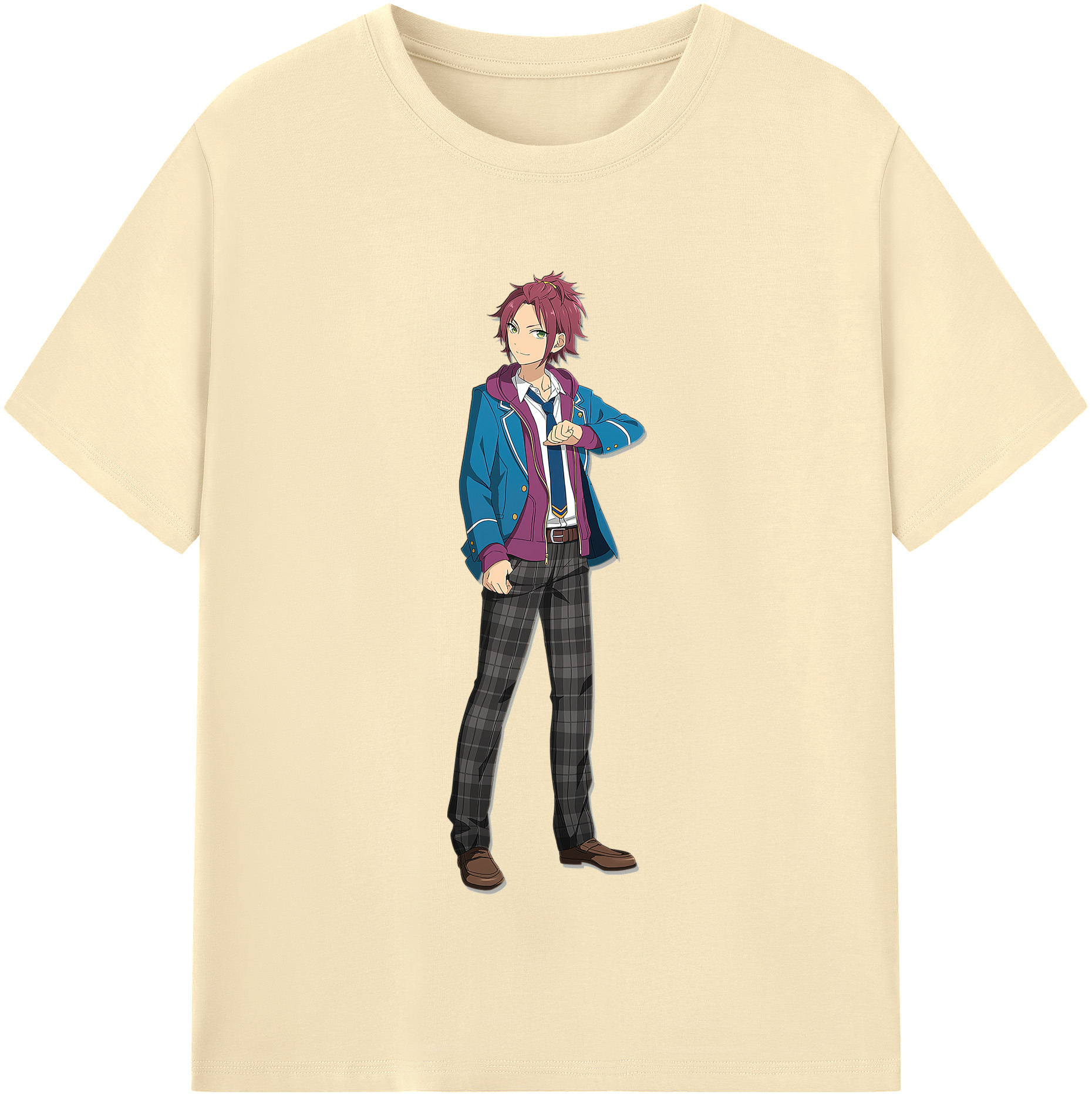 （画像用） あんさんぶるスターズ! Ensemble Stars 綿100％半袖Tシャツ（フロントプリント）