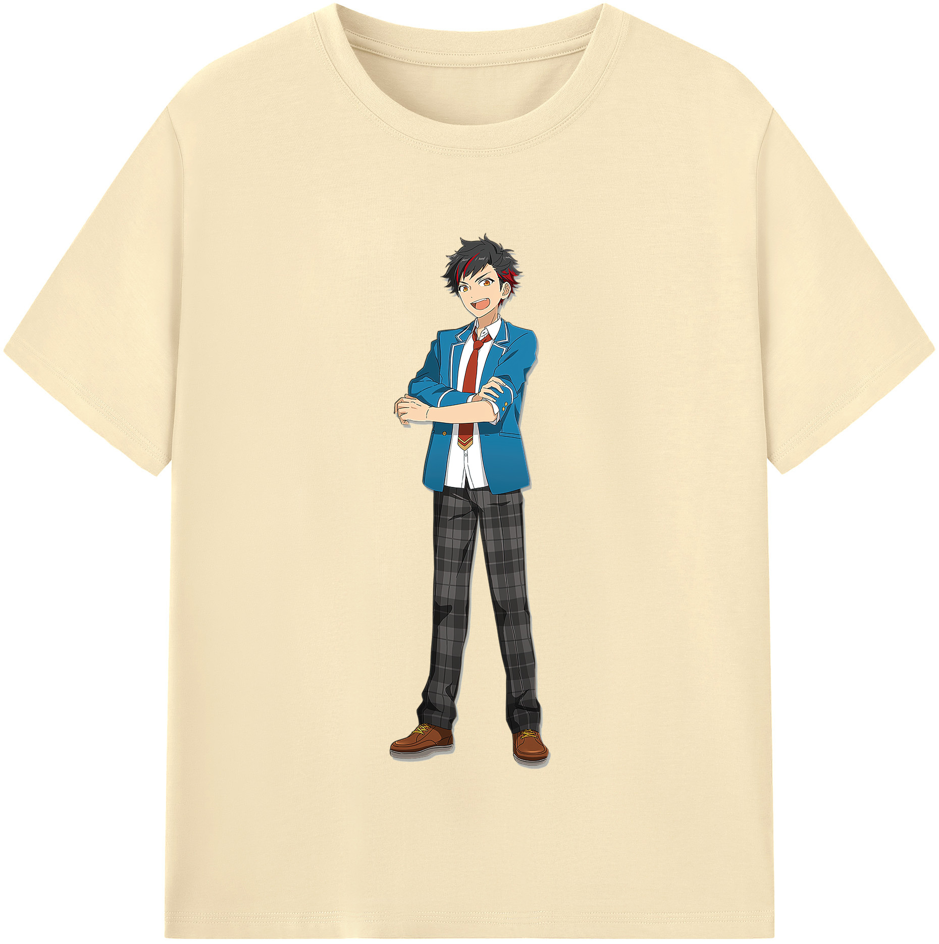 （画像用） あんさんぶるスターズ! Ensemble Stars 綿100％半袖Tシャツ（フロントプリント）