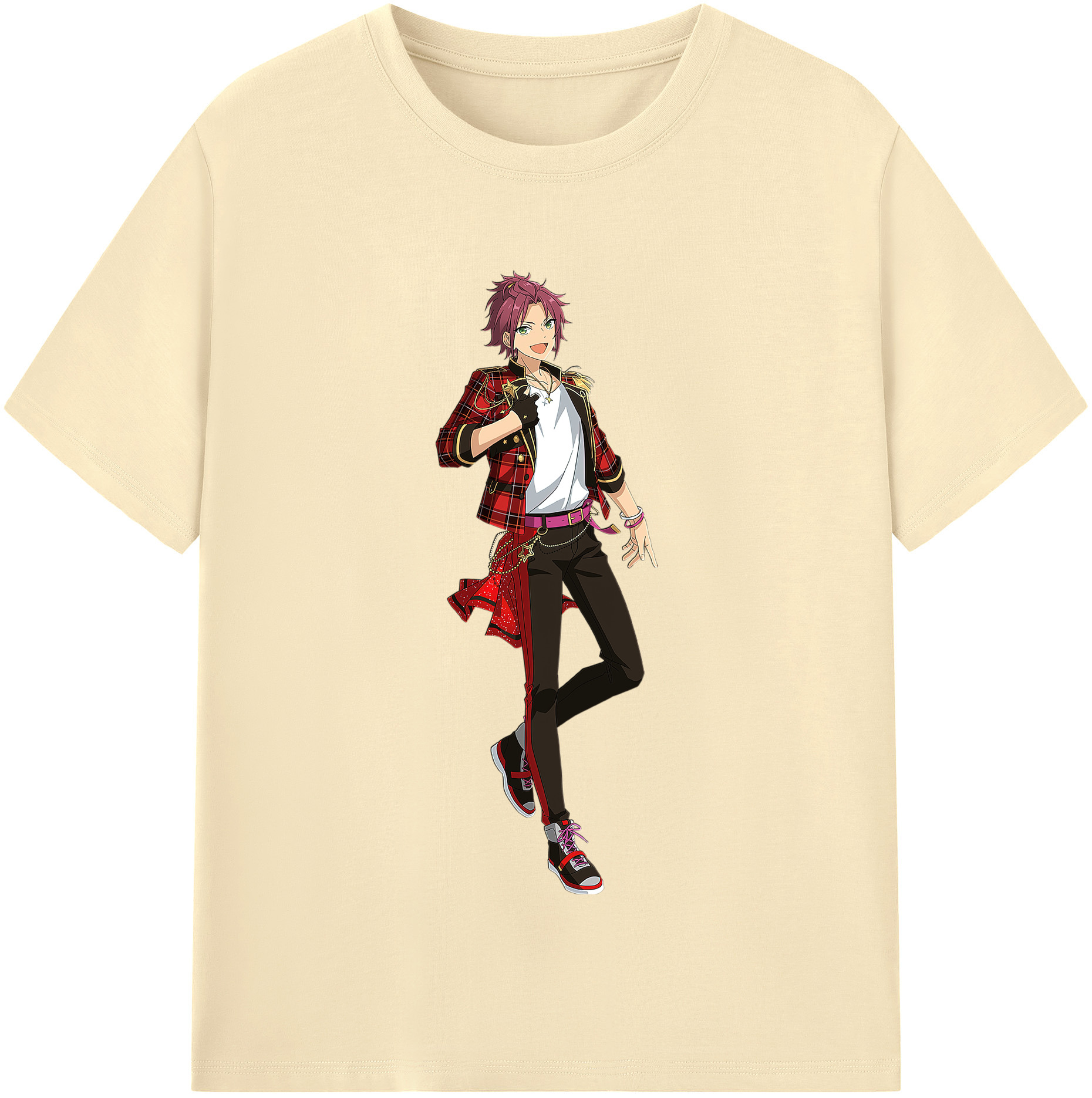 （画像用） あんさんぶるスターズ! Ensemble Stars 綿100％半袖Tシャツ（フロントプリント）