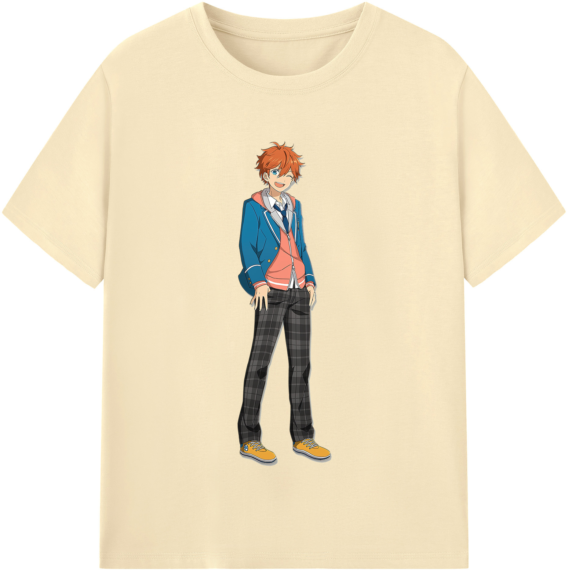 （画像用） あんさんぶるスターズ! Ensemble Stars 綿100％半袖Tシャツ（フロントプリント）
