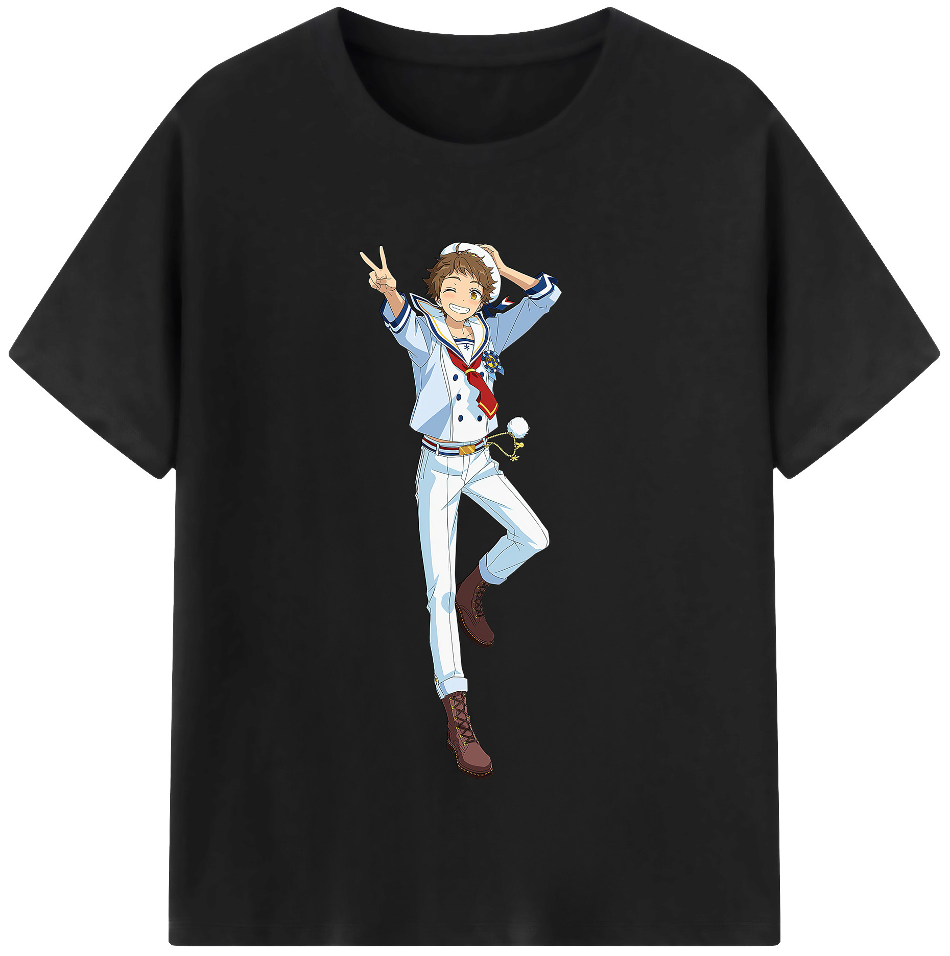 （画像用） あんさんぶるスターズ! Ensemble Stars 綿100％半袖Tシャツ（フロントプリント）