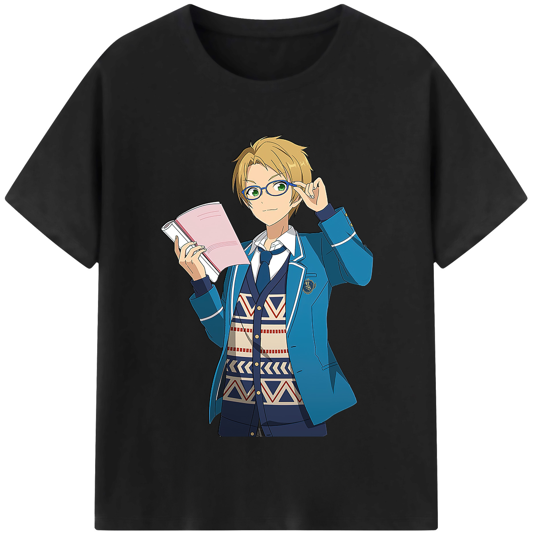 （画像用） あんさんぶるスターズ! Ensemble Stars 綿100％半袖Tシャツ（フロントプリント）