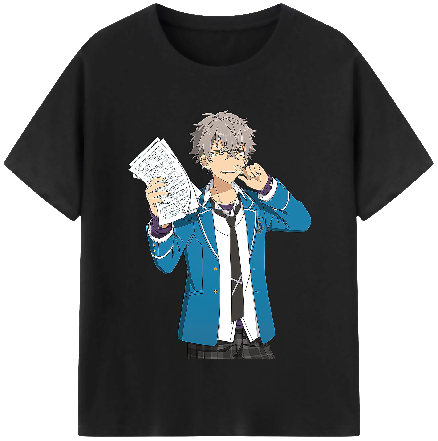 （画像用） あんさんぶるスターズ! Ensemble Stars 綿100％半袖Tシャツ（フロントプリント）