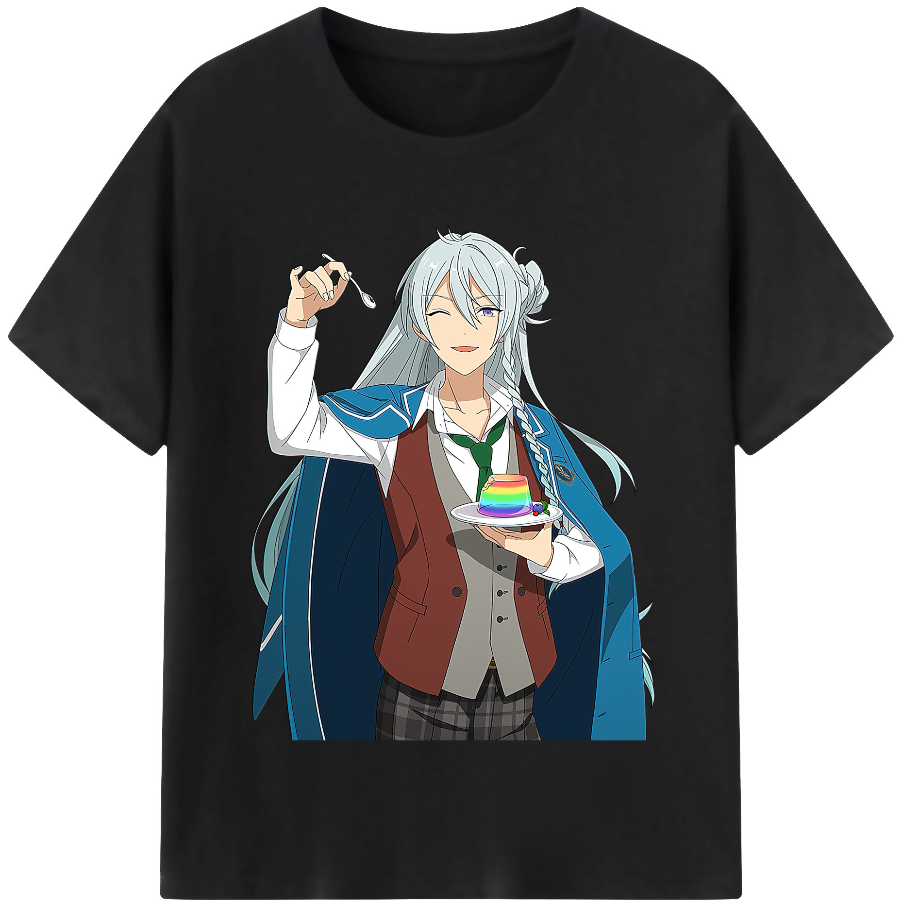 （画像用） あんさんぶるスターズ! Ensemble Stars 綿100％半袖Tシャツ（フロントプリント）