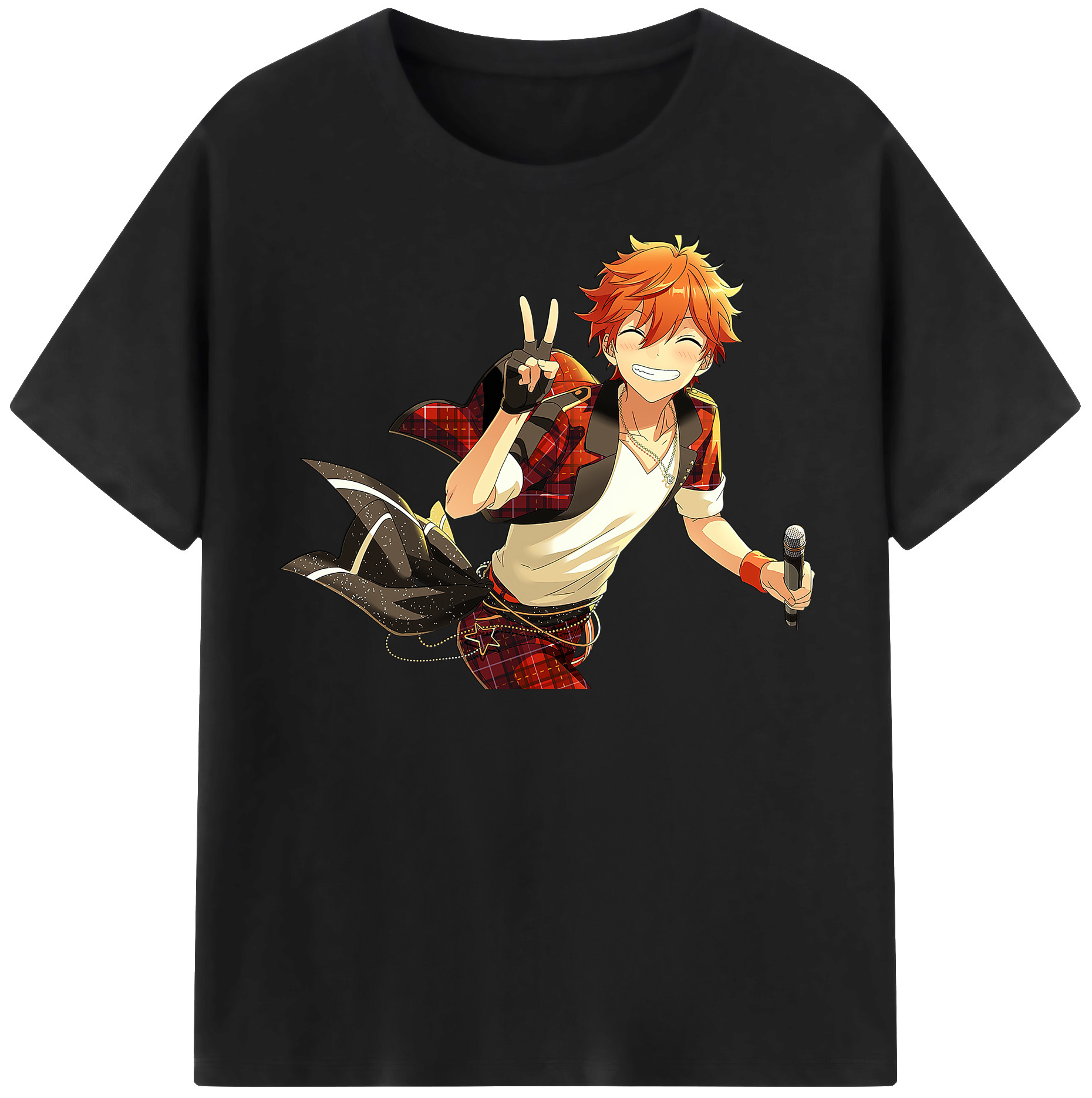 （画像用） あんさんぶるスターズ! Ensemble Stars 綿100％半袖Tシャツ（フロントプリント）
