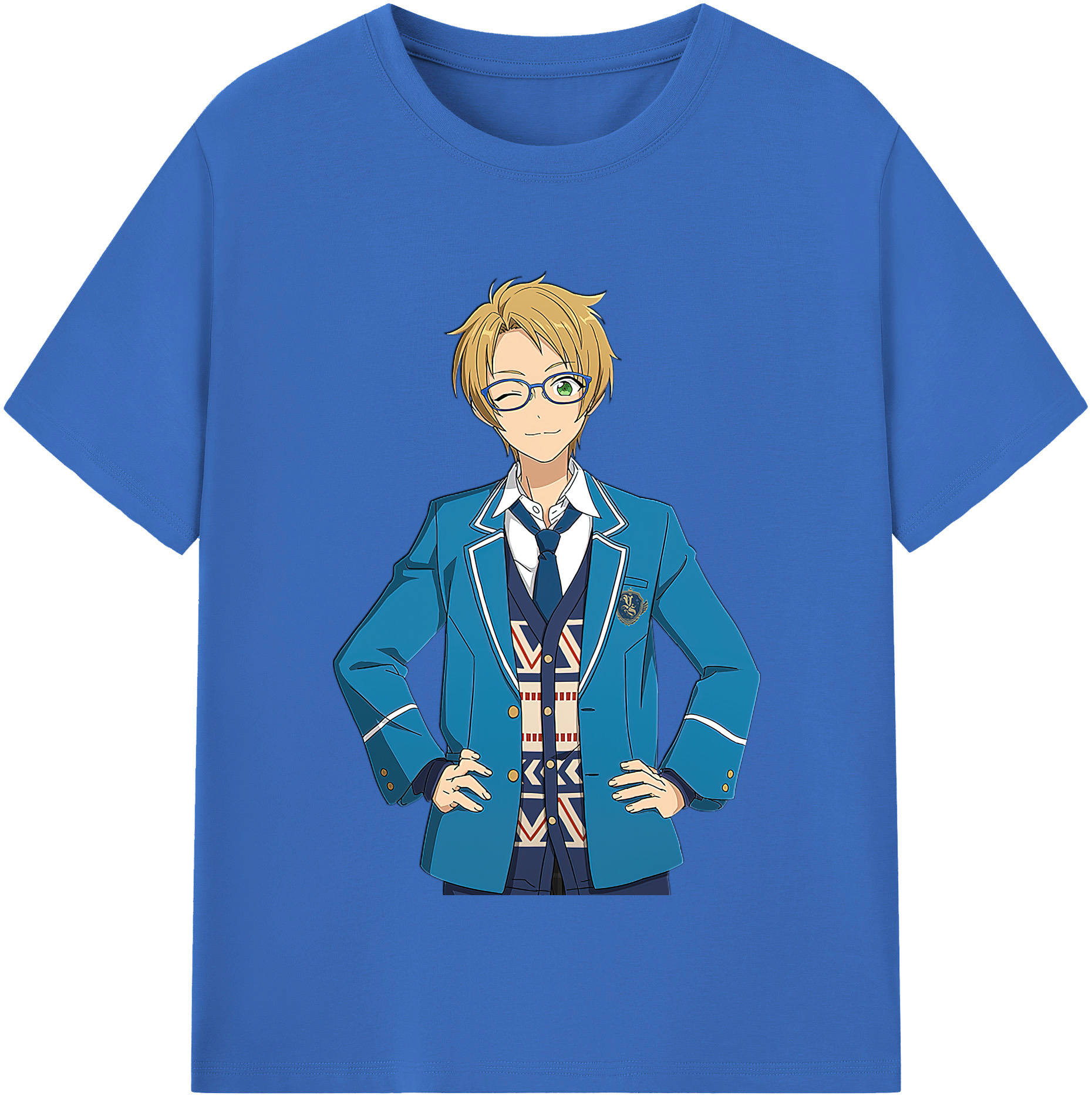 （画像用） あんさんぶるスターズ! Ensemble Stars 綿100％半袖Tシャツ（フロントプリント）