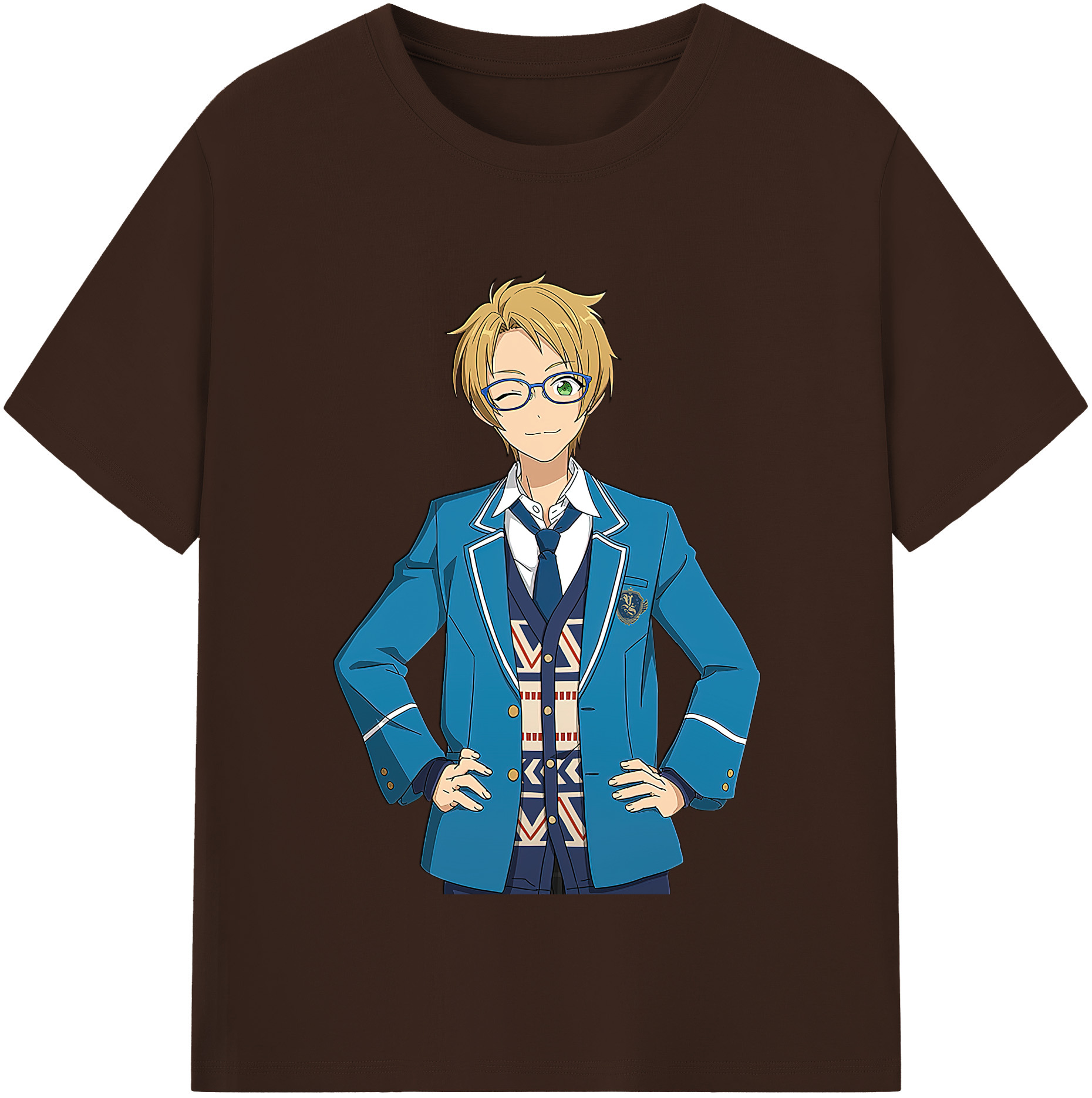（画像用） あんさんぶるスターズ! Ensemble Stars 綿100％半袖Tシャツ（フロントプリント）