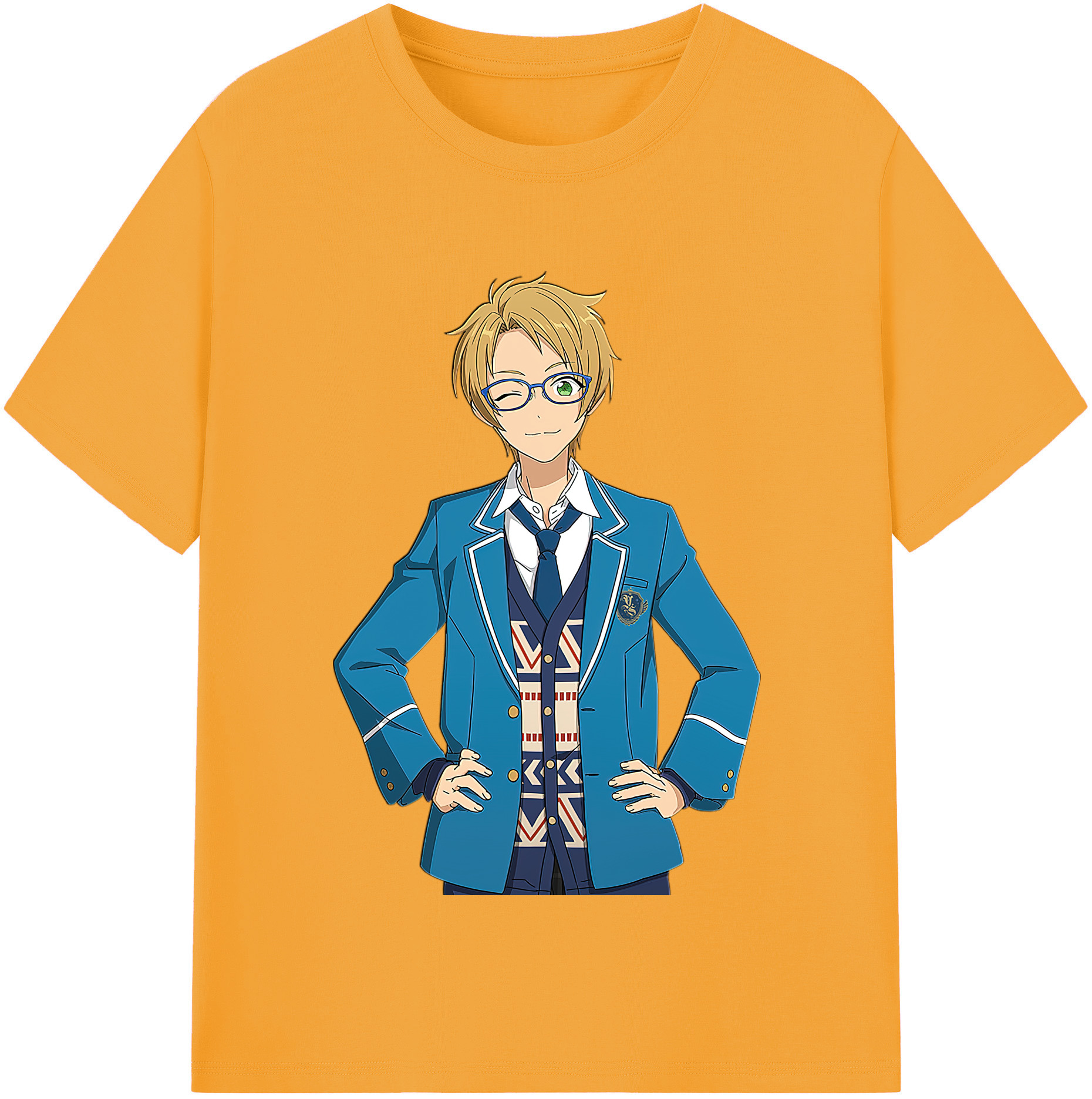 （画像用） あんさんぶるスターズ! Ensemble Stars 綿100％半袖Tシャツ（フロントプリント）