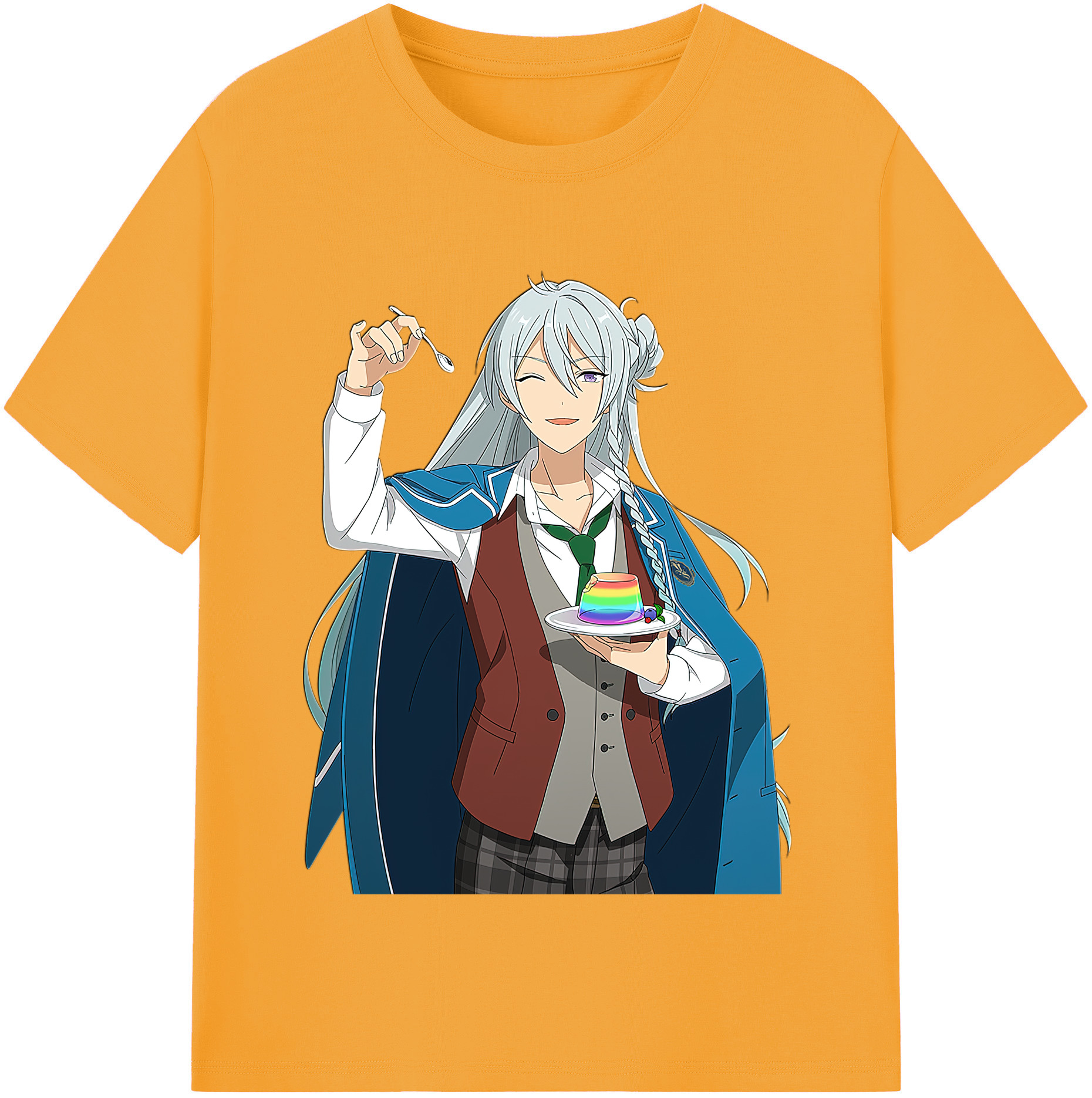 （画像用） あんさんぶるスターズ! Ensemble Stars 綿100％半袖Tシャツ（フロントプリント）