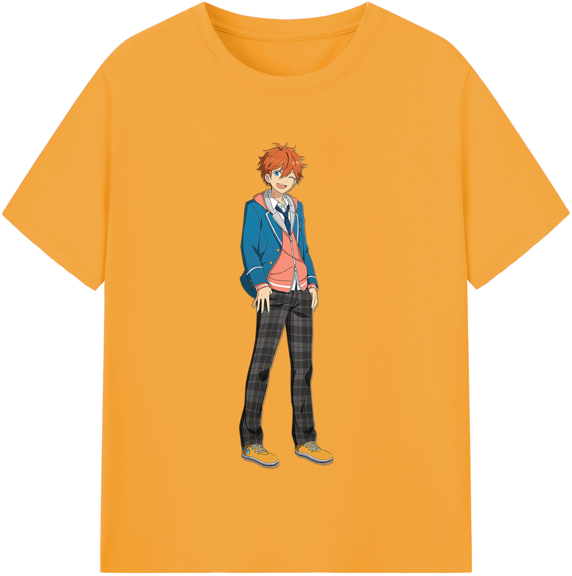 （画像用） あんさんぶるスターズ! Ensemble Stars 綿100％半袖Tシャツ（フロントプリント）