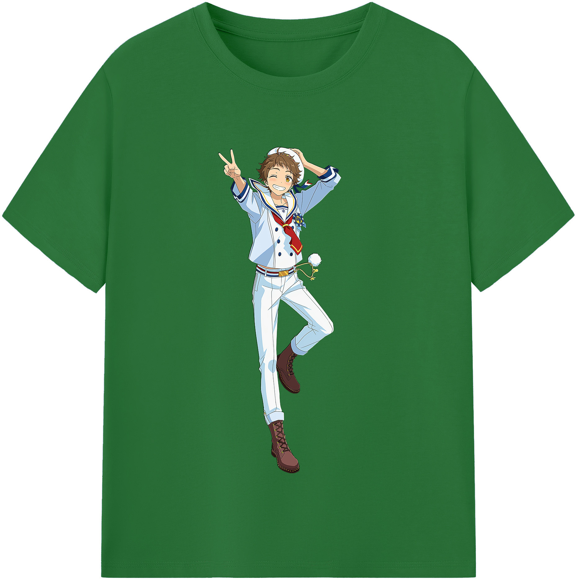 （画像用） あんさんぶるスターズ! Ensemble Stars 綿100％半袖Tシャツ（フロントプリント）