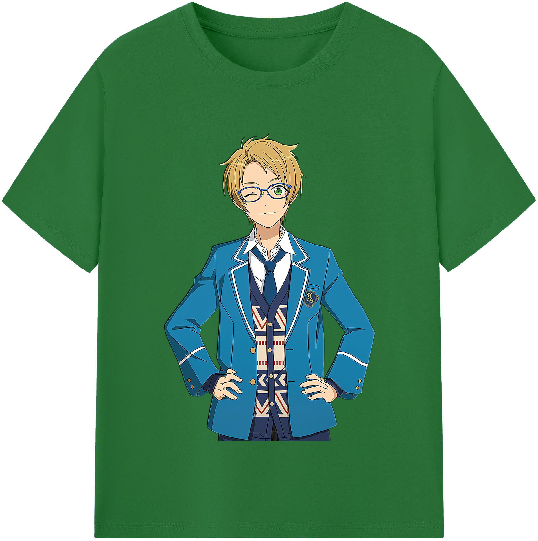 （画像用） あんさんぶるスターズ! Ensemble Stars 綿100％半袖Tシャツ（フロントプリント）