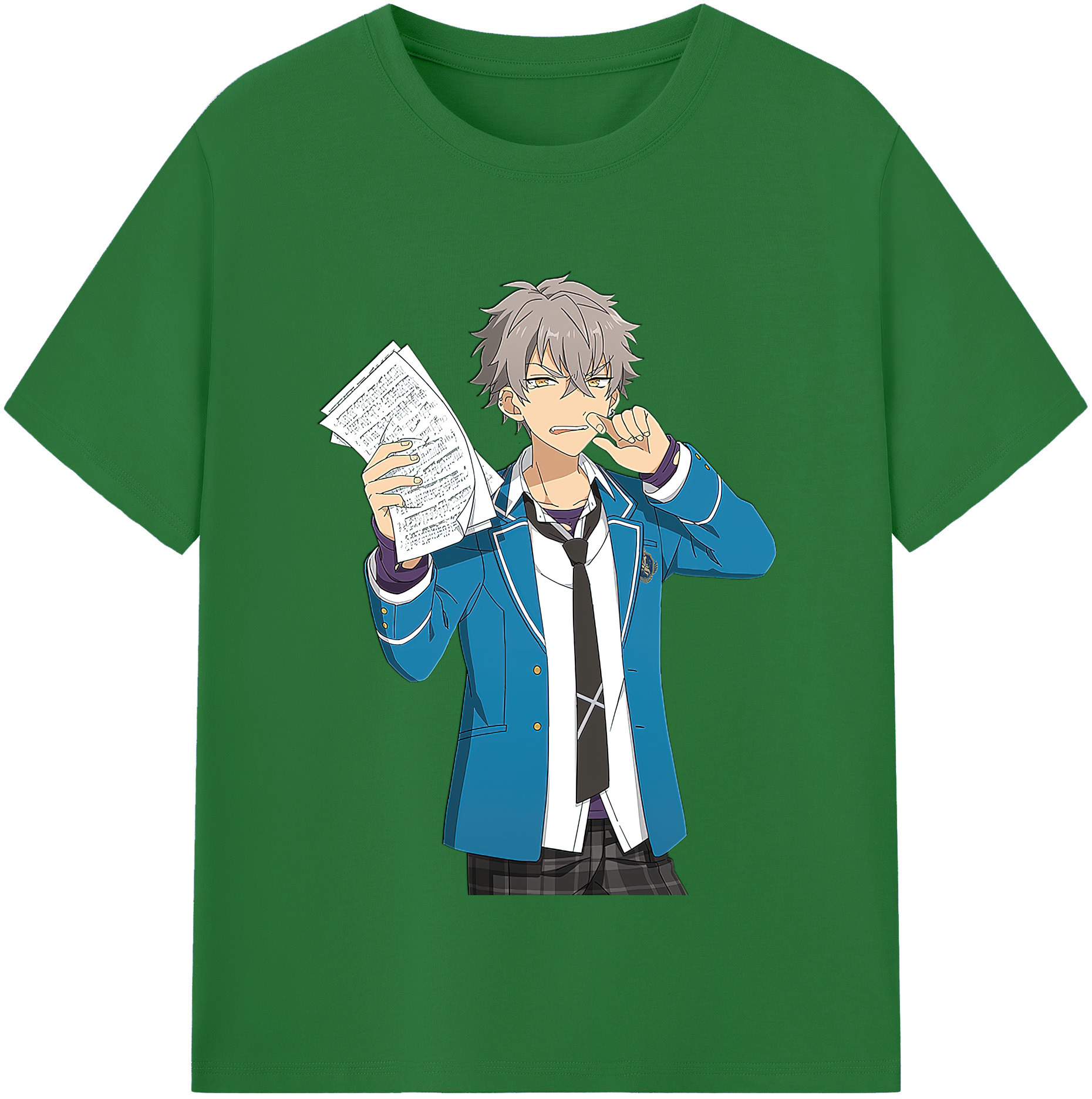 （画像用） あんさんぶるスターズ! Ensemble Stars 綿100％半袖Tシャツ（フロントプリント）