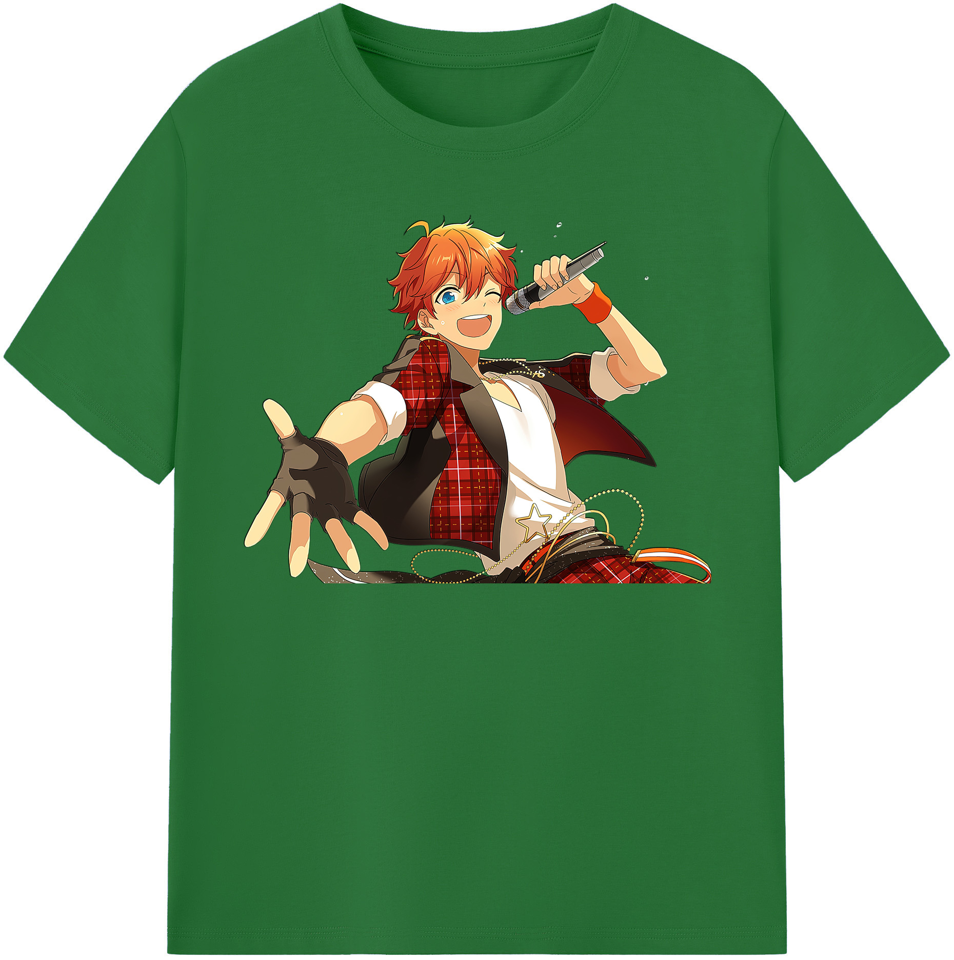 （画像用） あんさんぶるスターズ! Ensemble Stars 綿100％半袖Tシャツ（フロントプリント）