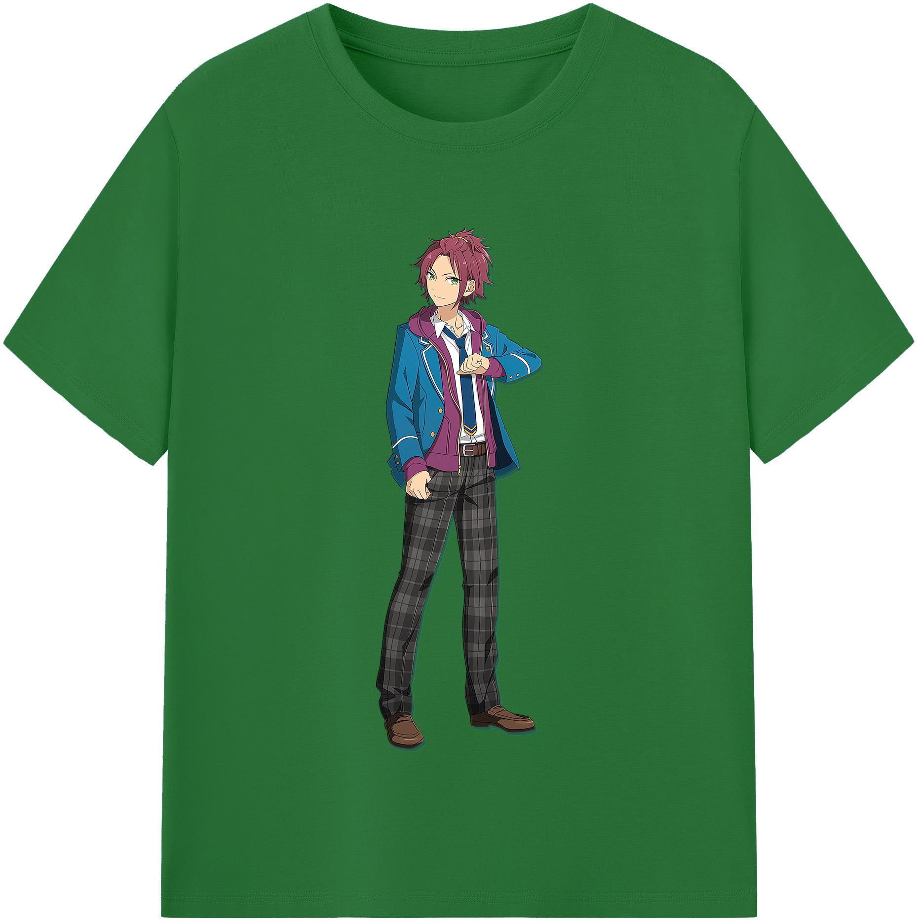 （画像用） あんさんぶるスターズ! Ensemble Stars 綿100％半袖Tシャツ（フロントプリント）