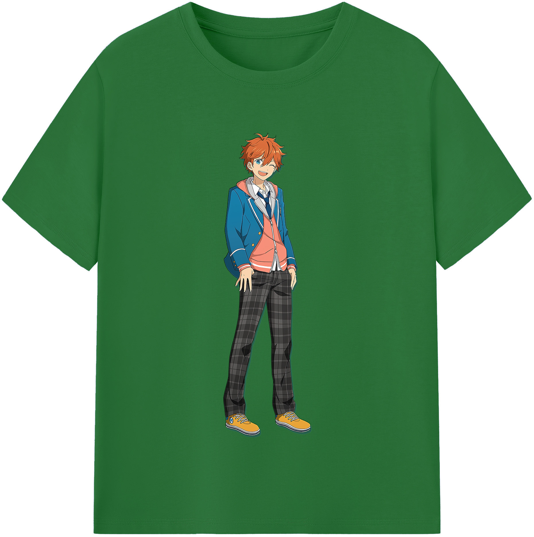 （画像用） あんさんぶるスターズ! Ensemble Stars 綿100％半袖Tシャツ（フロントプリント）
