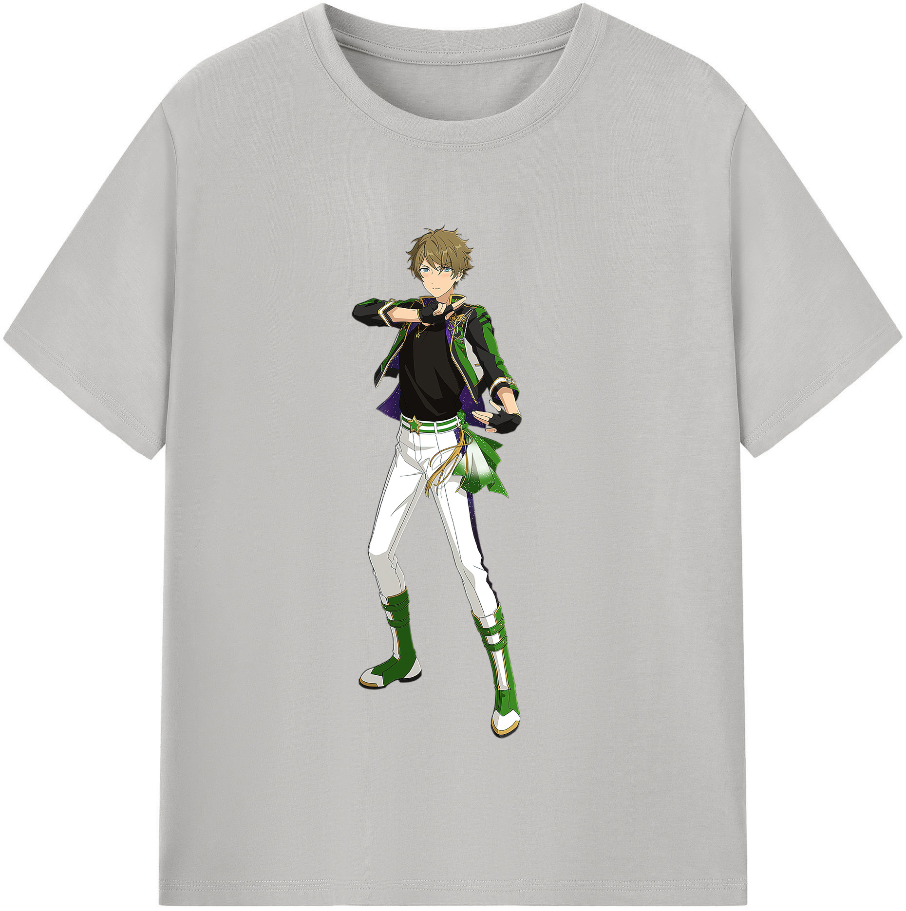 （画像用） あんさんぶるスターズ! Ensemble Stars 綿100％半袖Tシャツ（フロントプリント）
