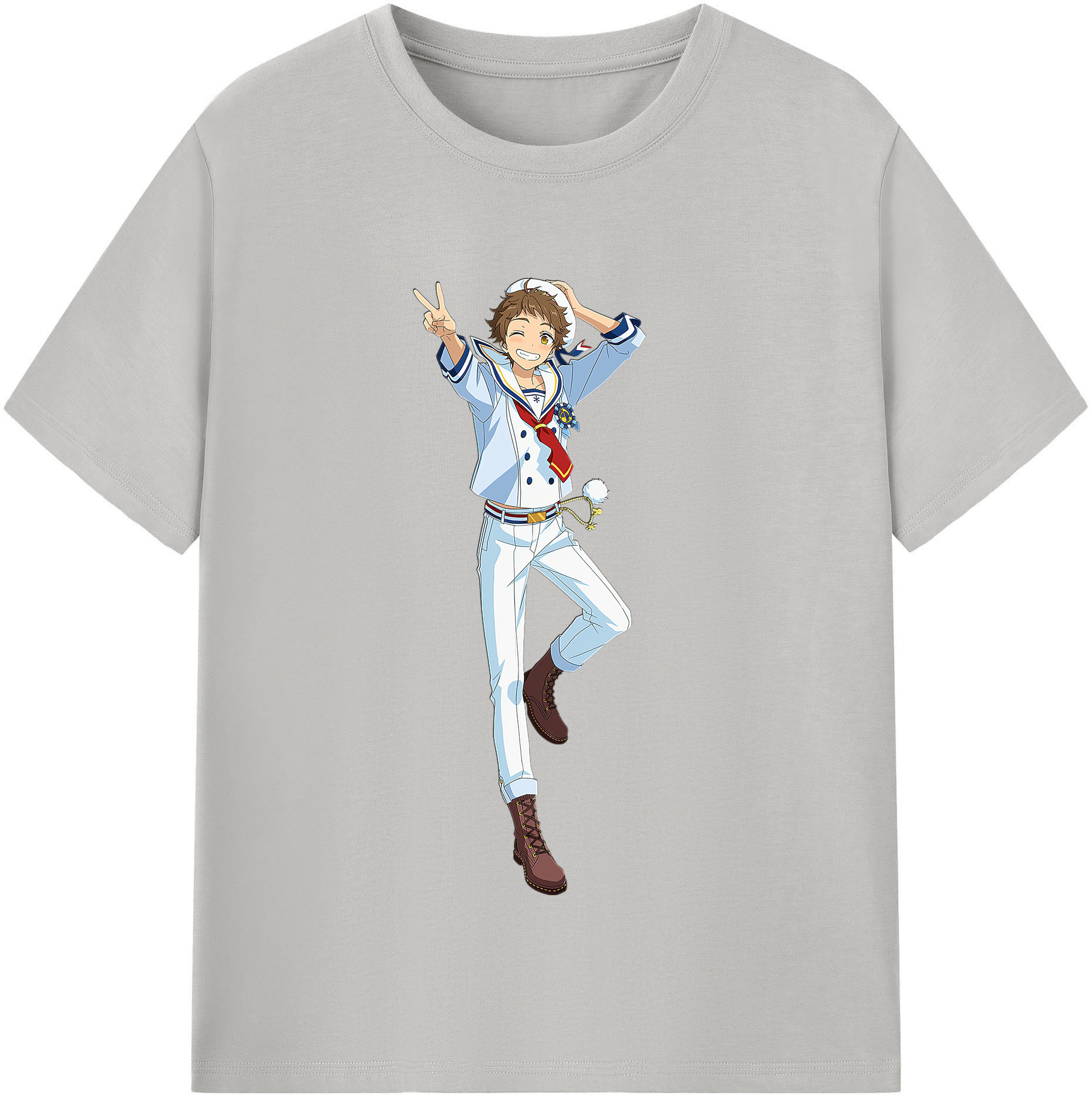 （画像用） あんさんぶるスターズ! Ensemble Stars 綿100％半袖Tシャツ（フロントプリント）