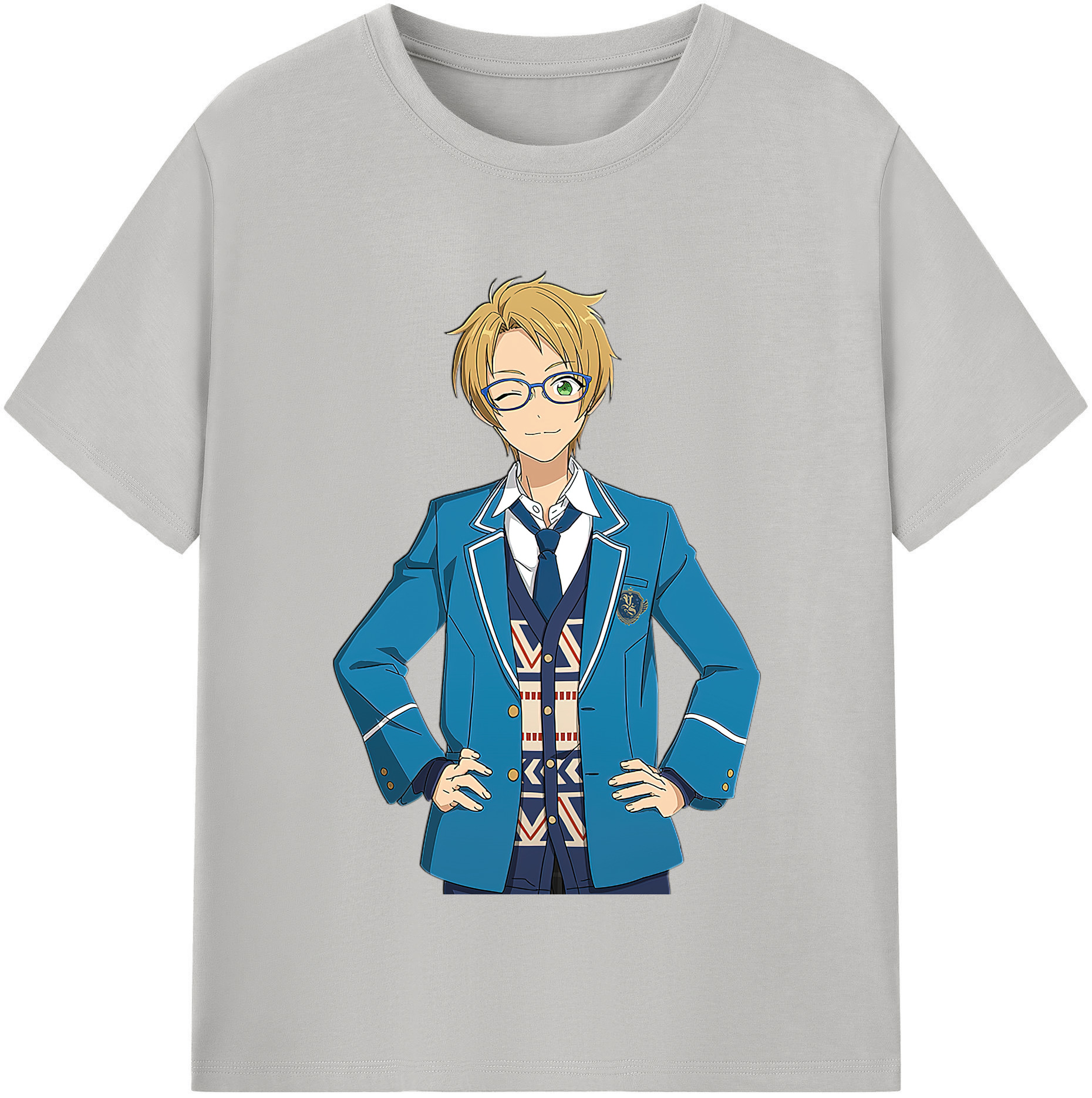 （画像用） あんさんぶるスターズ! Ensemble Stars 綿100％半袖Tシャツ（フロントプリント）