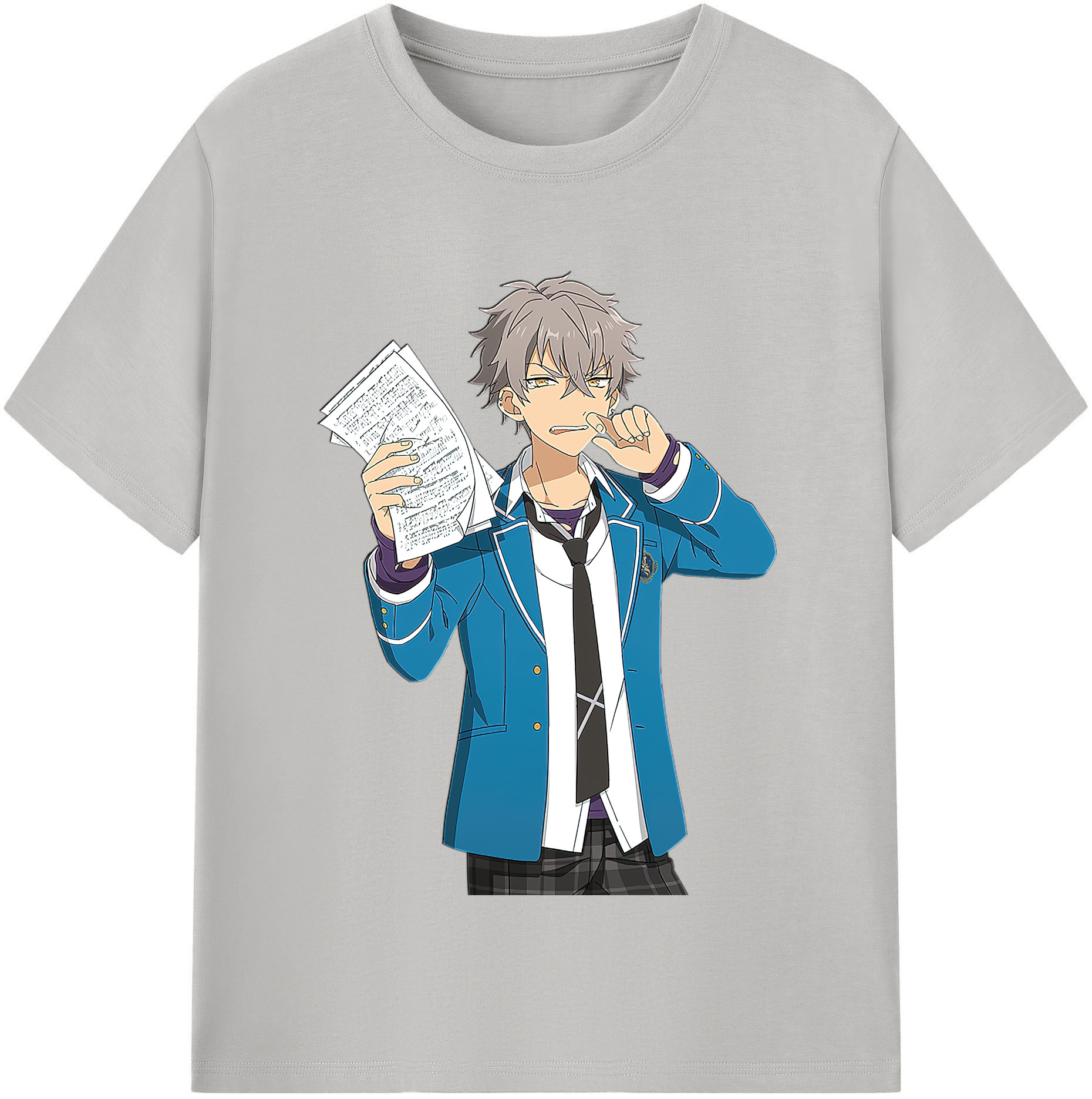 （画像用） あんさんぶるスターズ! Ensemble Stars 綿100％半袖Tシャツ（フロントプリント）