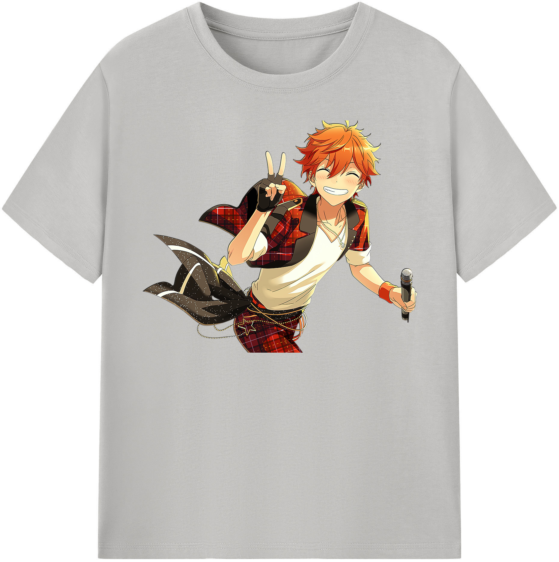 （画像用） あんさんぶるスターズ! Ensemble Stars 綿100％半袖Tシャツ（フロントプリント）