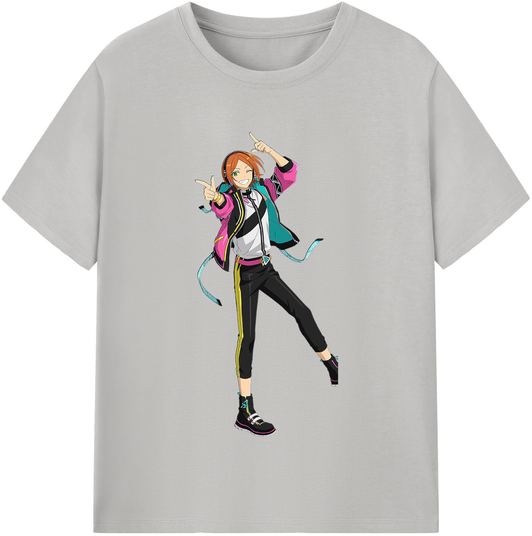 （画像用） あんさんぶるスターズ! Ensemble Stars 綿100％半袖Tシャツ（フロントプリント）
