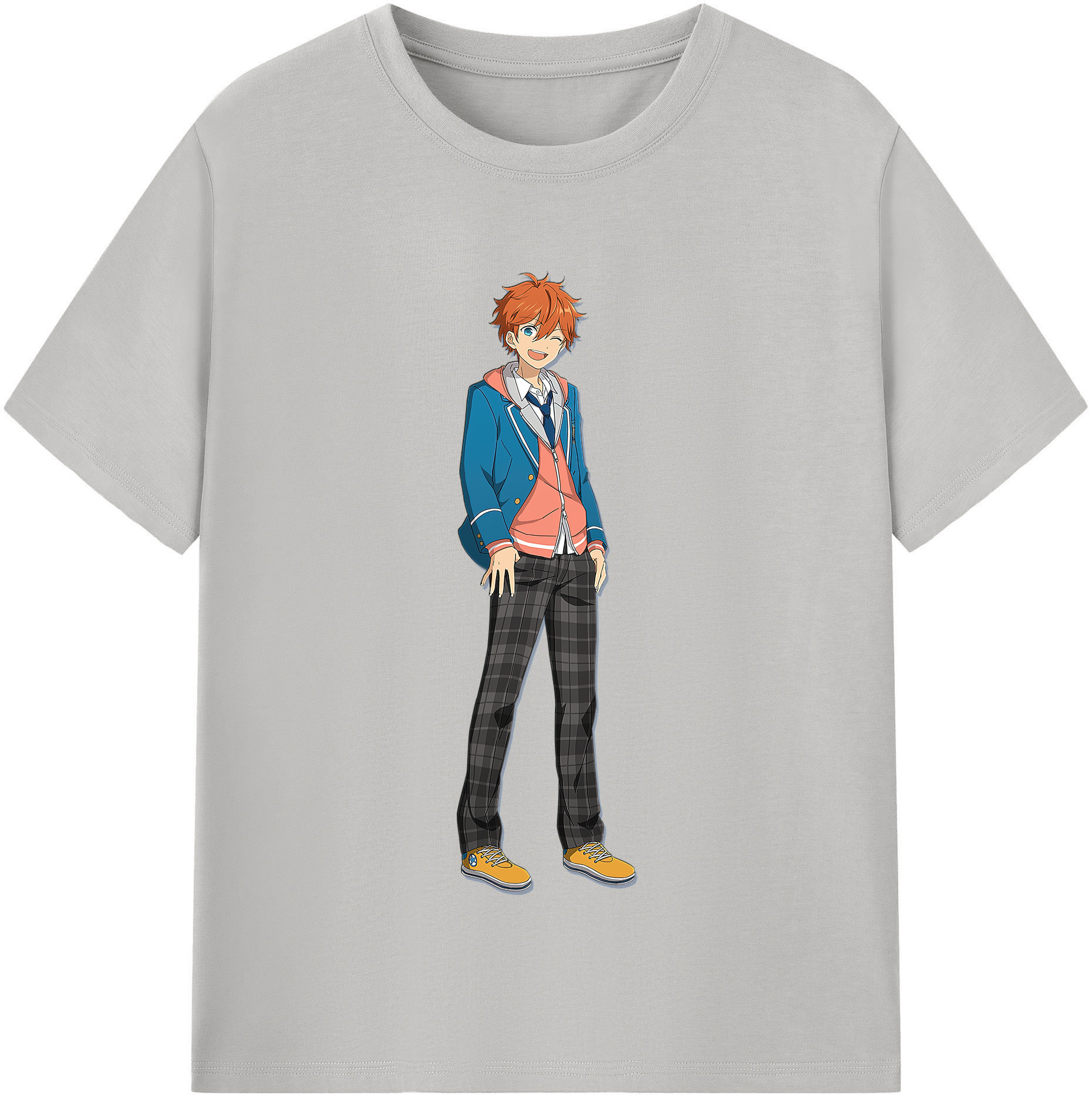 （画像用） あんさんぶるスターズ! Ensemble Stars 綿100％半袖Tシャツ（フロントプリント）