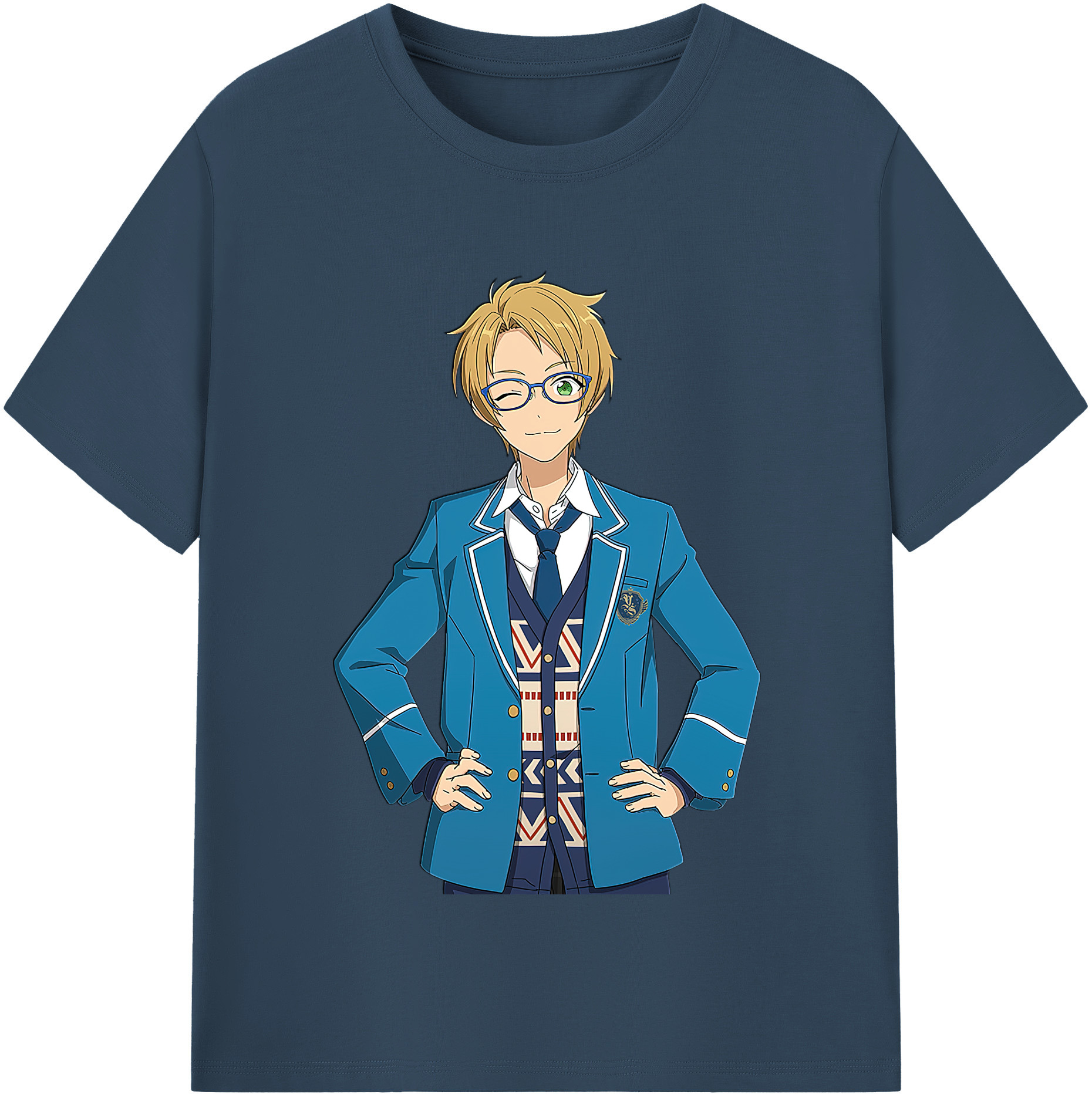 （画像用） あんさんぶるスターズ! Ensemble Stars 綿100％半袖Tシャツ（フロントプリント）