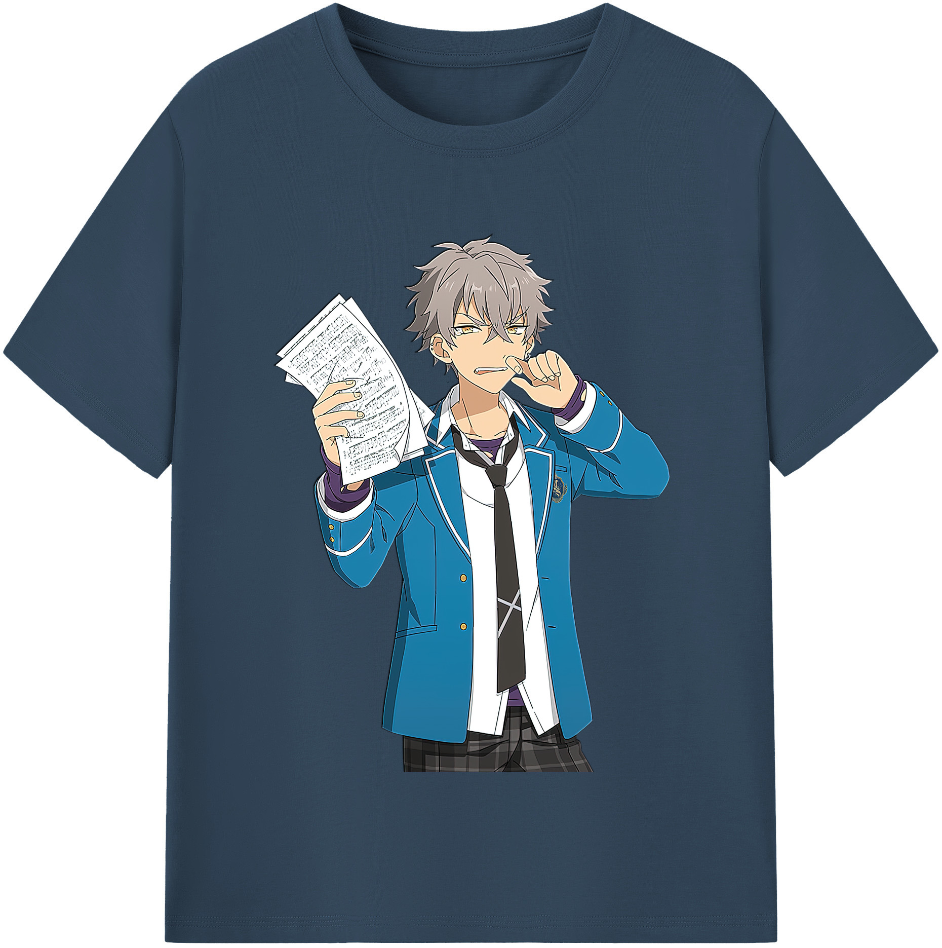 （画像用） あんさんぶるスターズ! Ensemble Stars 綿100％半袖Tシャツ（フロントプリント）