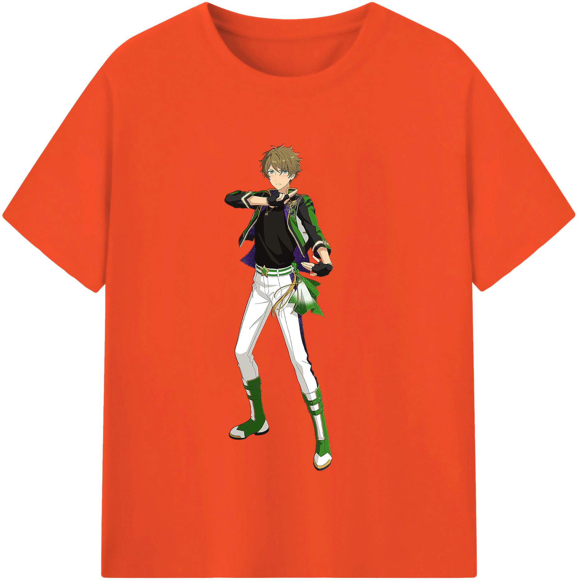 （画像用） あんさんぶるスターズ! Ensemble Stars 綿100％半袖Tシャツ（フロントプリント）