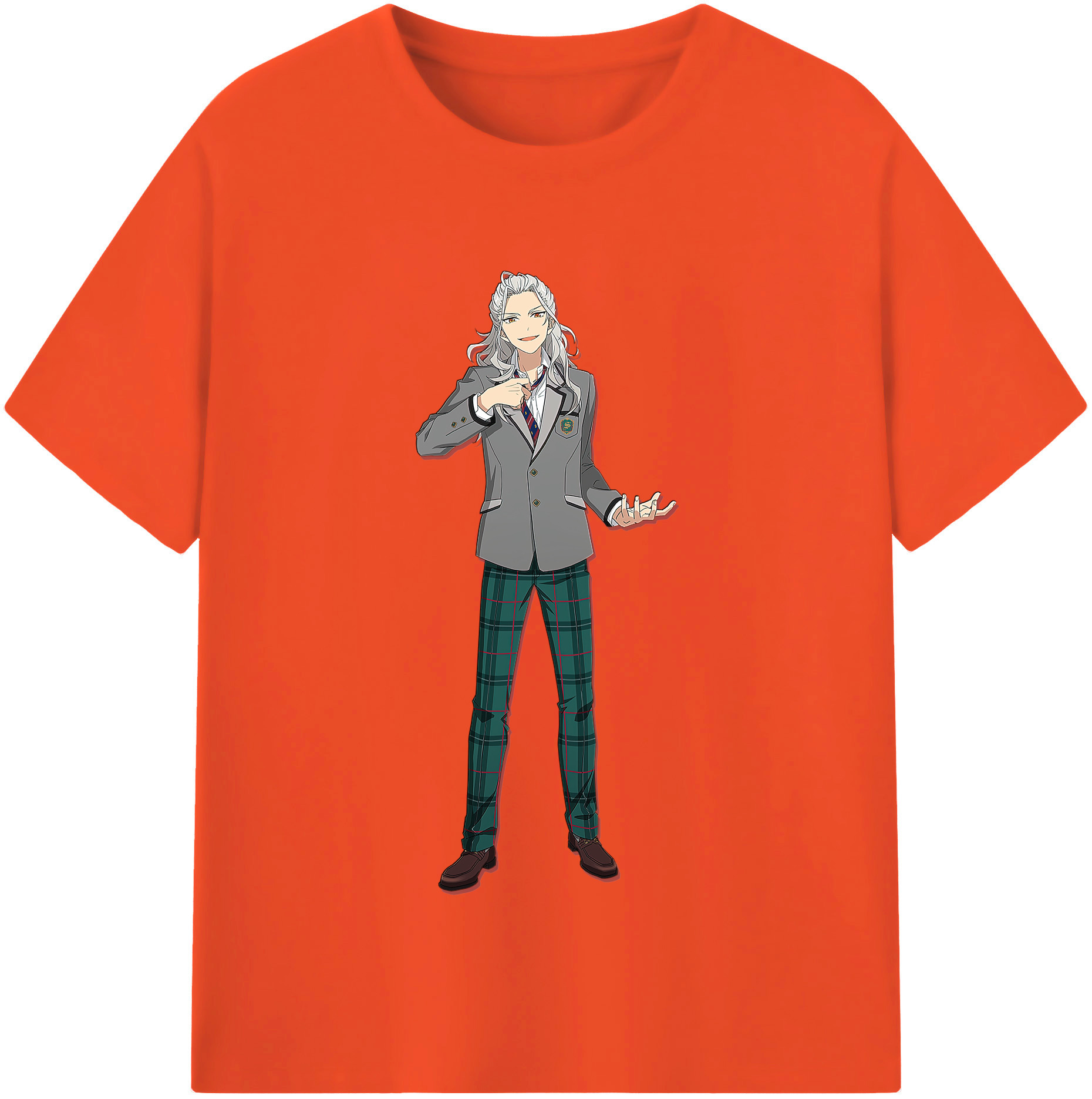 （画像用） あんさんぶるスターズ! Ensemble Stars 綿100％半袖Tシャツ（フロントプリント）
