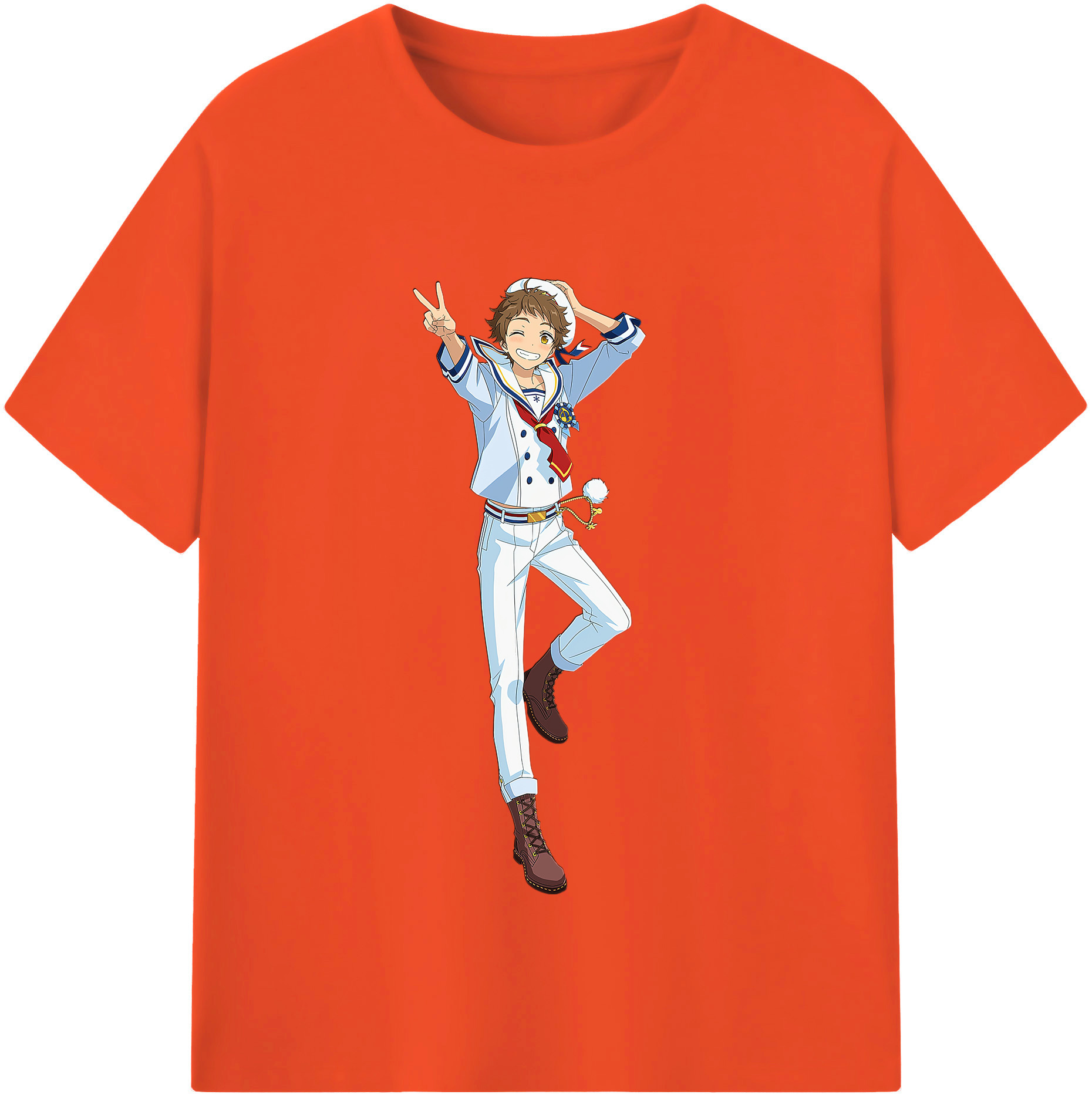 （画像用） あんさんぶるスターズ! Ensemble Stars 綿100％半袖Tシャツ（フロントプリント）