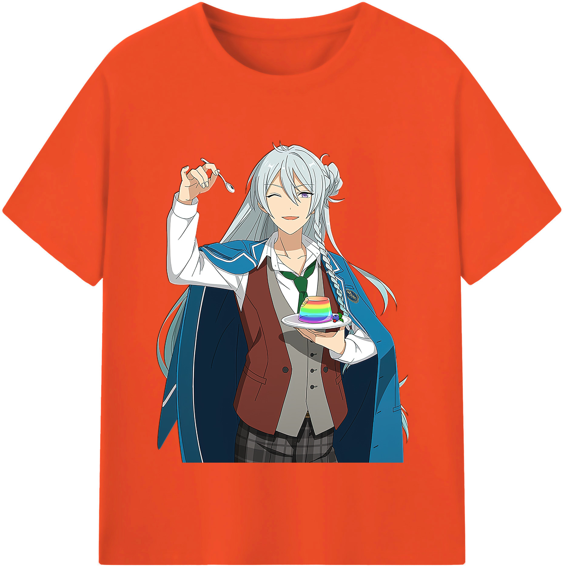 （画像用） あんさんぶるスターズ! Ensemble Stars 綿100％半袖Tシャツ（フロントプリント）
