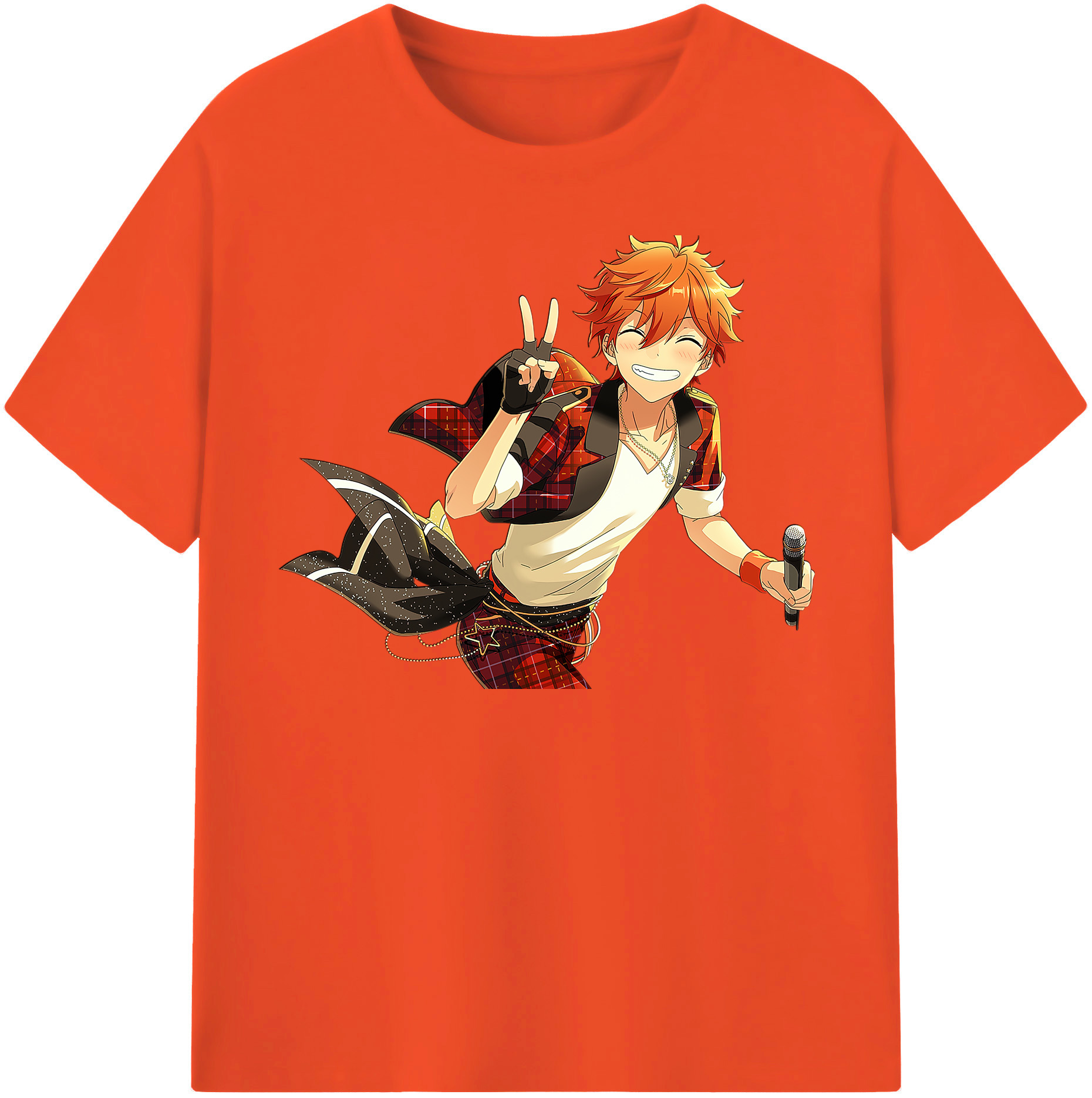（画像用） あんさんぶるスターズ! Ensemble Stars 綿100％半袖Tシャツ（フロントプリント）