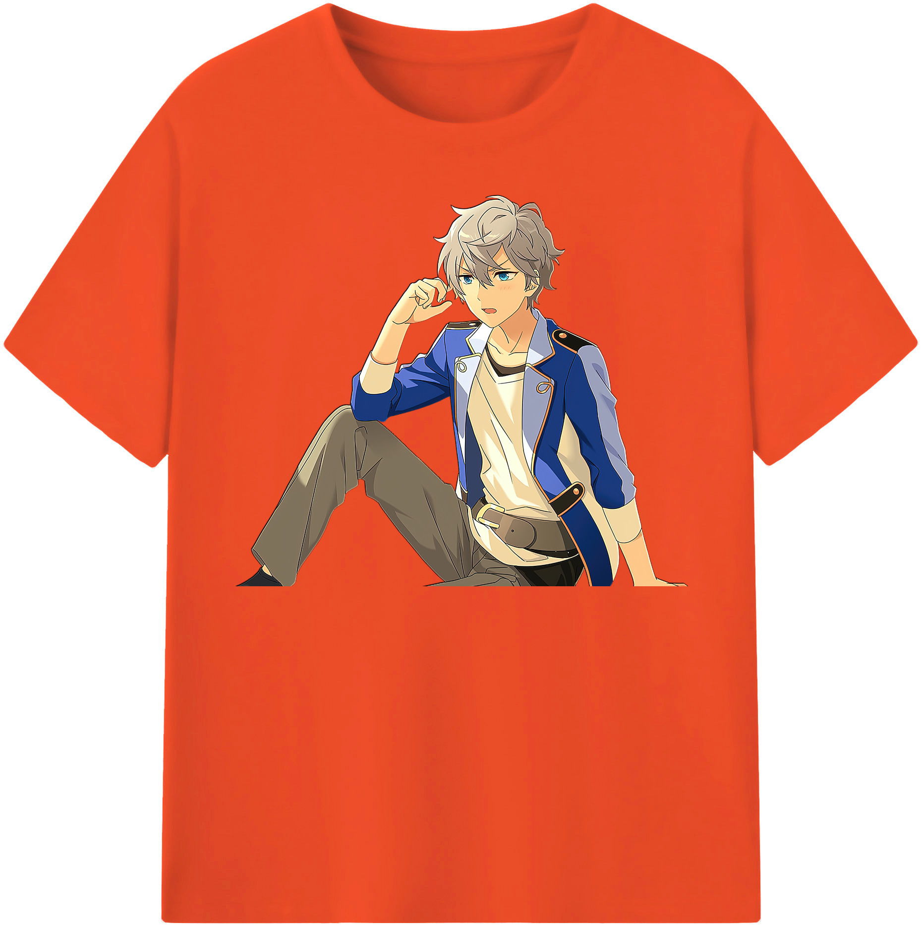 （画像用） あんさんぶるスターズ! Ensemble Stars 綿100％半袖Tシャツ（フロントプリント）