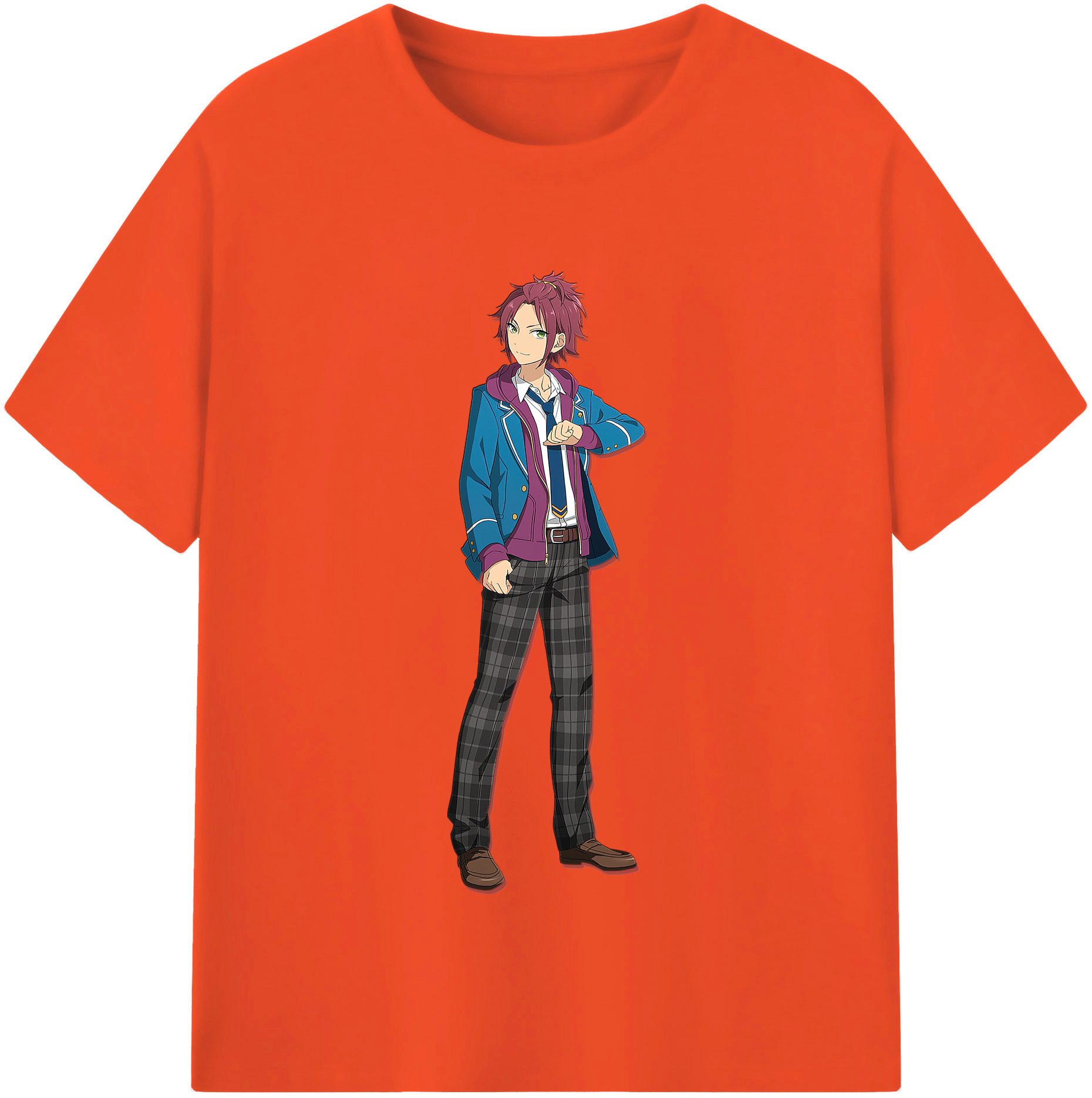 （画像用） あんさんぶるスターズ! Ensemble Stars 綿100％半袖Tシャツ（フロントプリント）