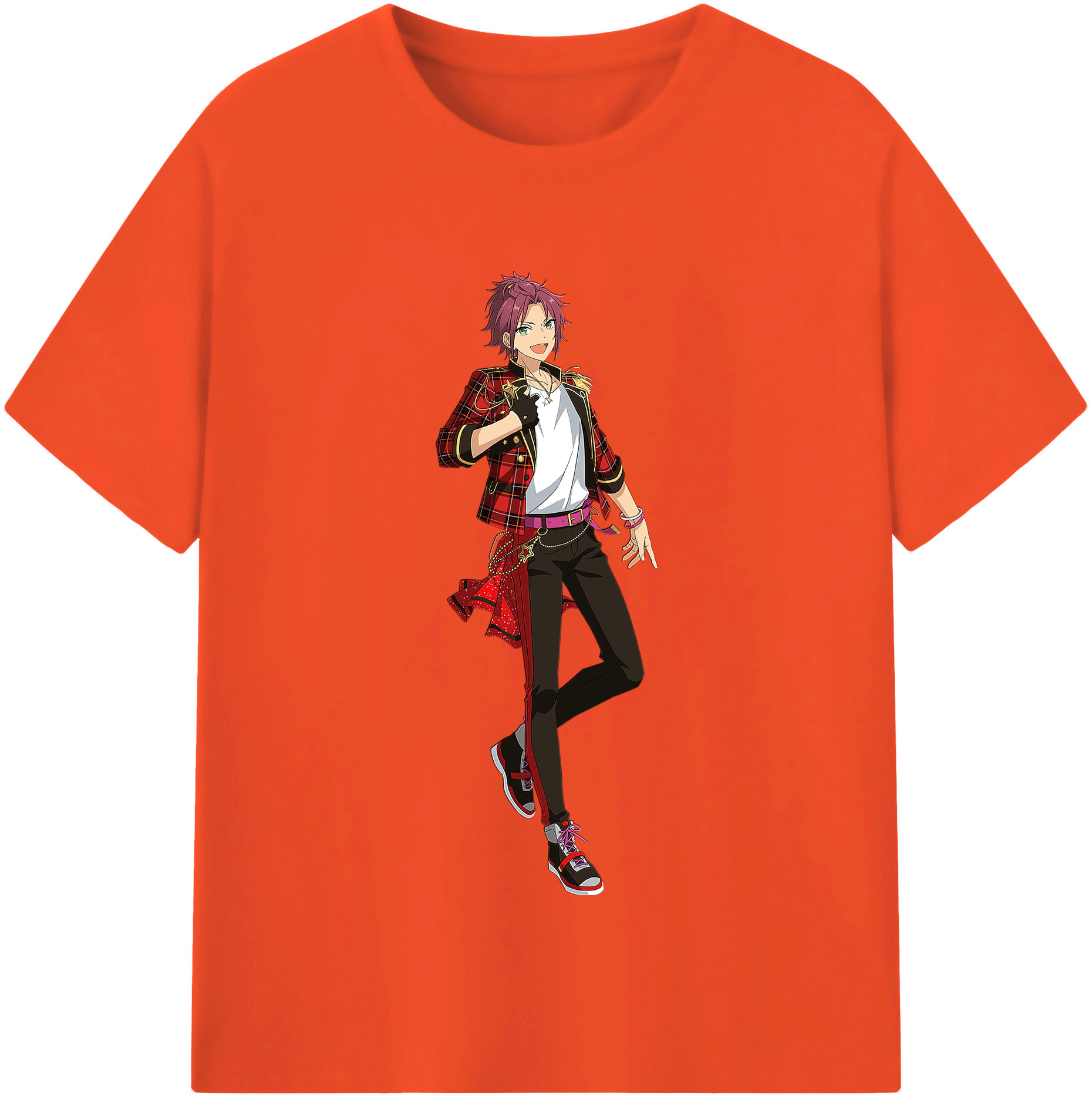 （画像用） あんさんぶるスターズ! Ensemble Stars 綿100％半袖Tシャツ（フロントプリント）
