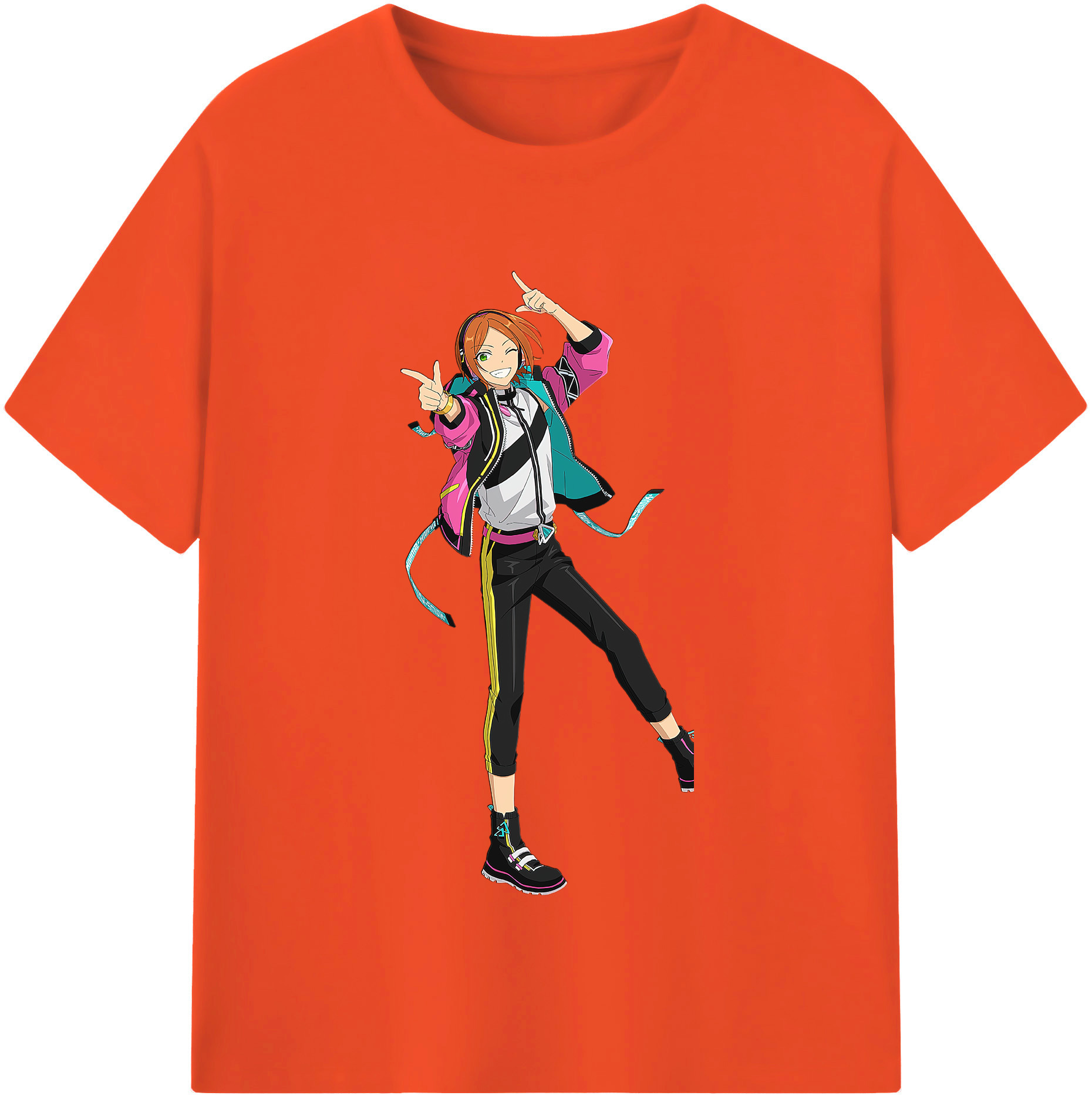 （画像用） あんさんぶるスターズ! Ensemble Stars 綿100％半袖Tシャツ（フロントプリント）