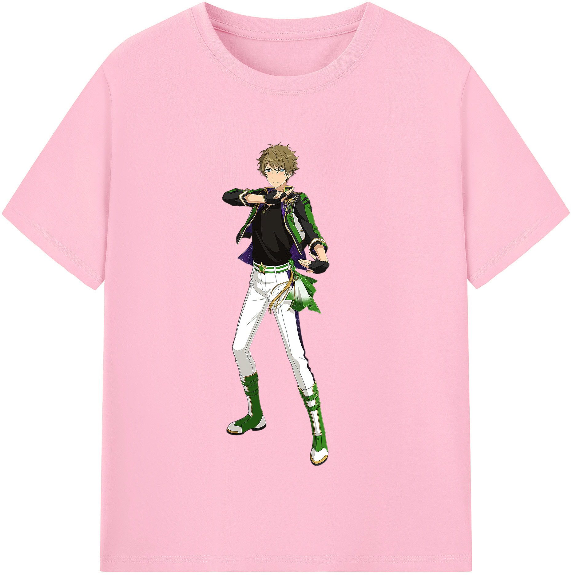 （画像用） あんさんぶるスターズ! Ensemble Stars 綿100％半袖Tシャツ（フロントプリント）