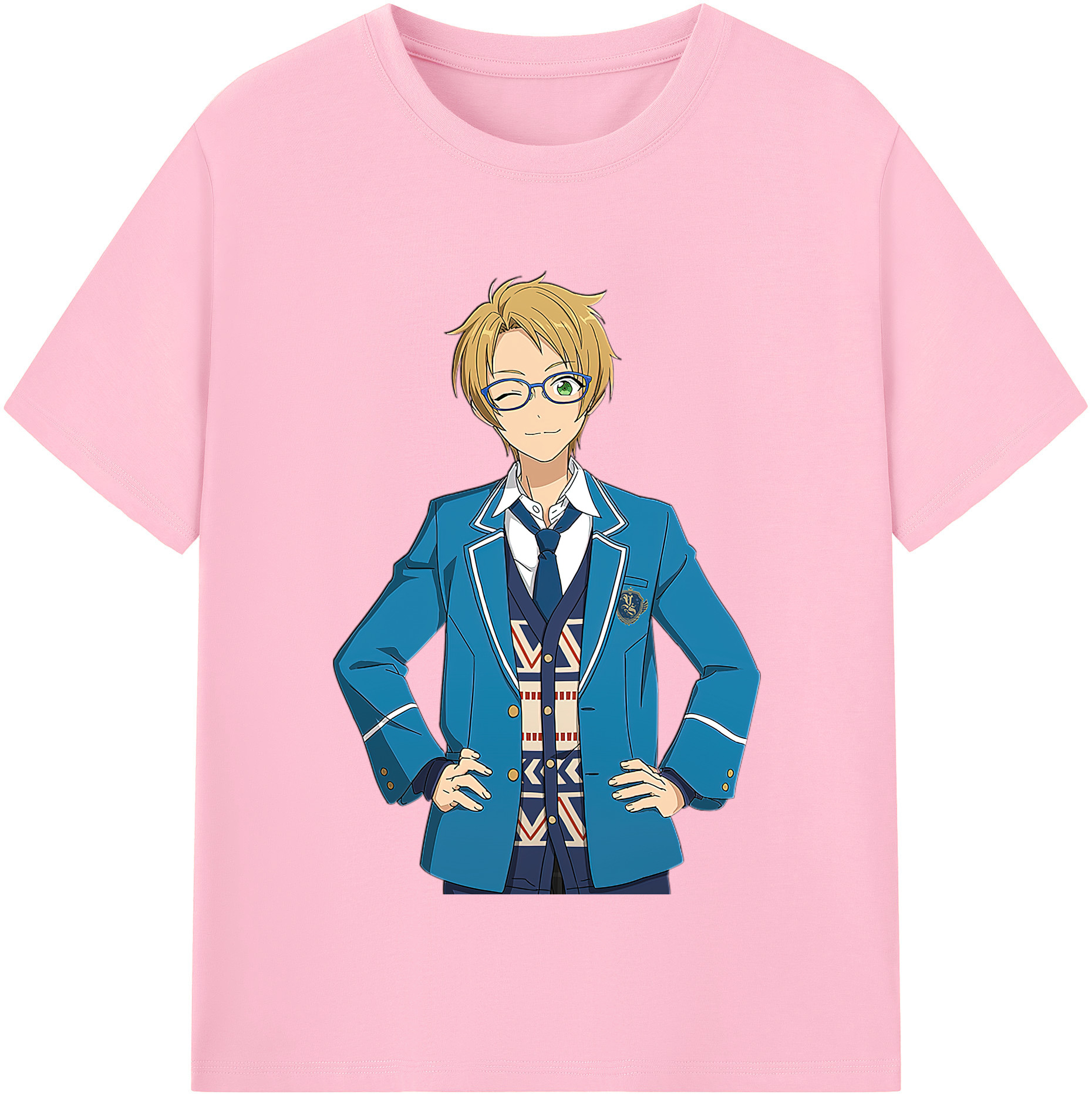 （画像用） あんさんぶるスターズ! Ensemble Stars 綿100％半袖Tシャツ（フロントプリント）