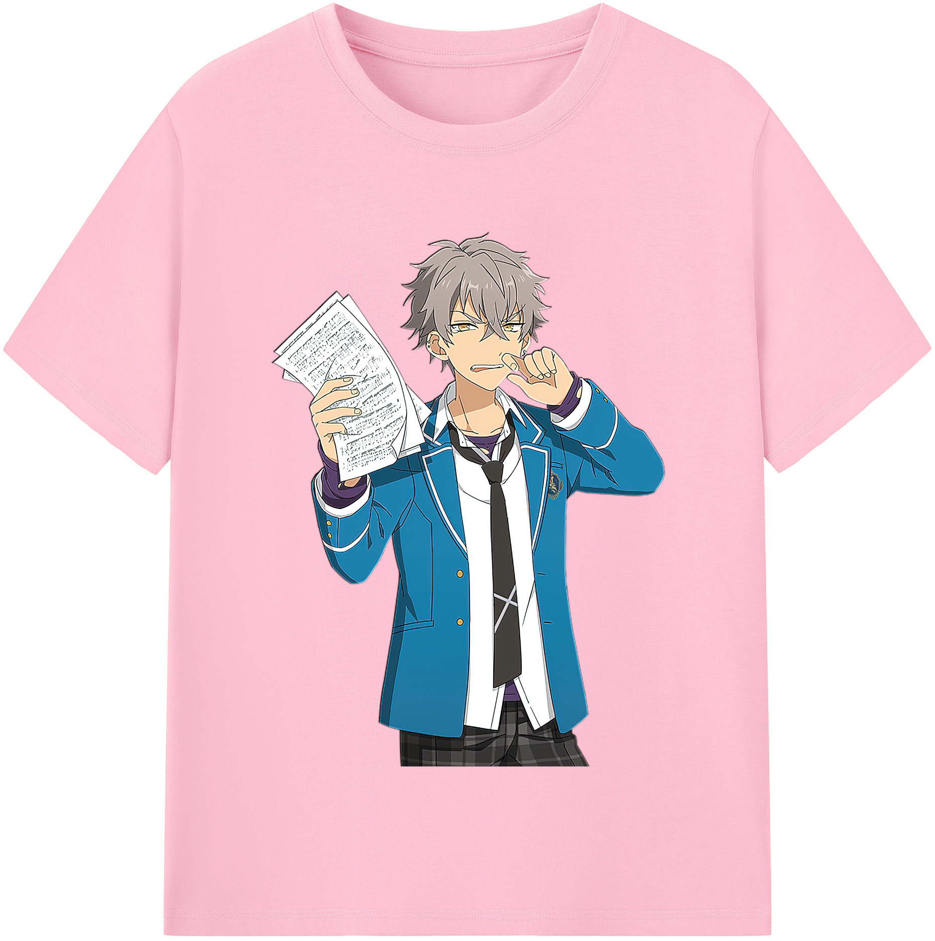 （画像用） あんさんぶるスターズ! Ensemble Stars 綿100％半袖Tシャツ（フロントプリント）