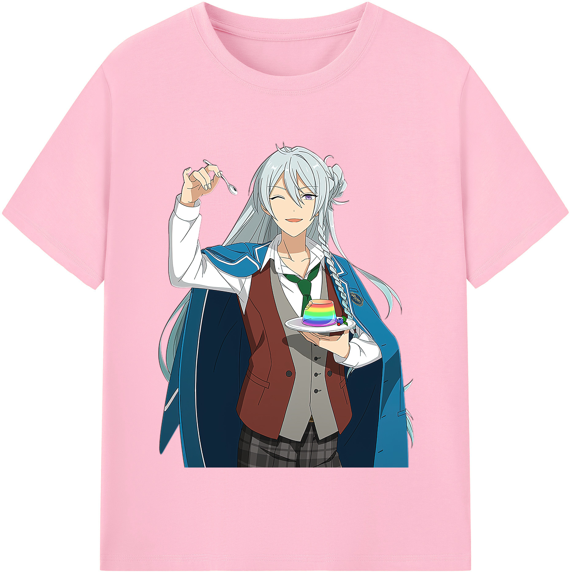 （画像用） あんさんぶるスターズ! Ensemble Stars 綿100％半袖Tシャツ（フロントプリント）