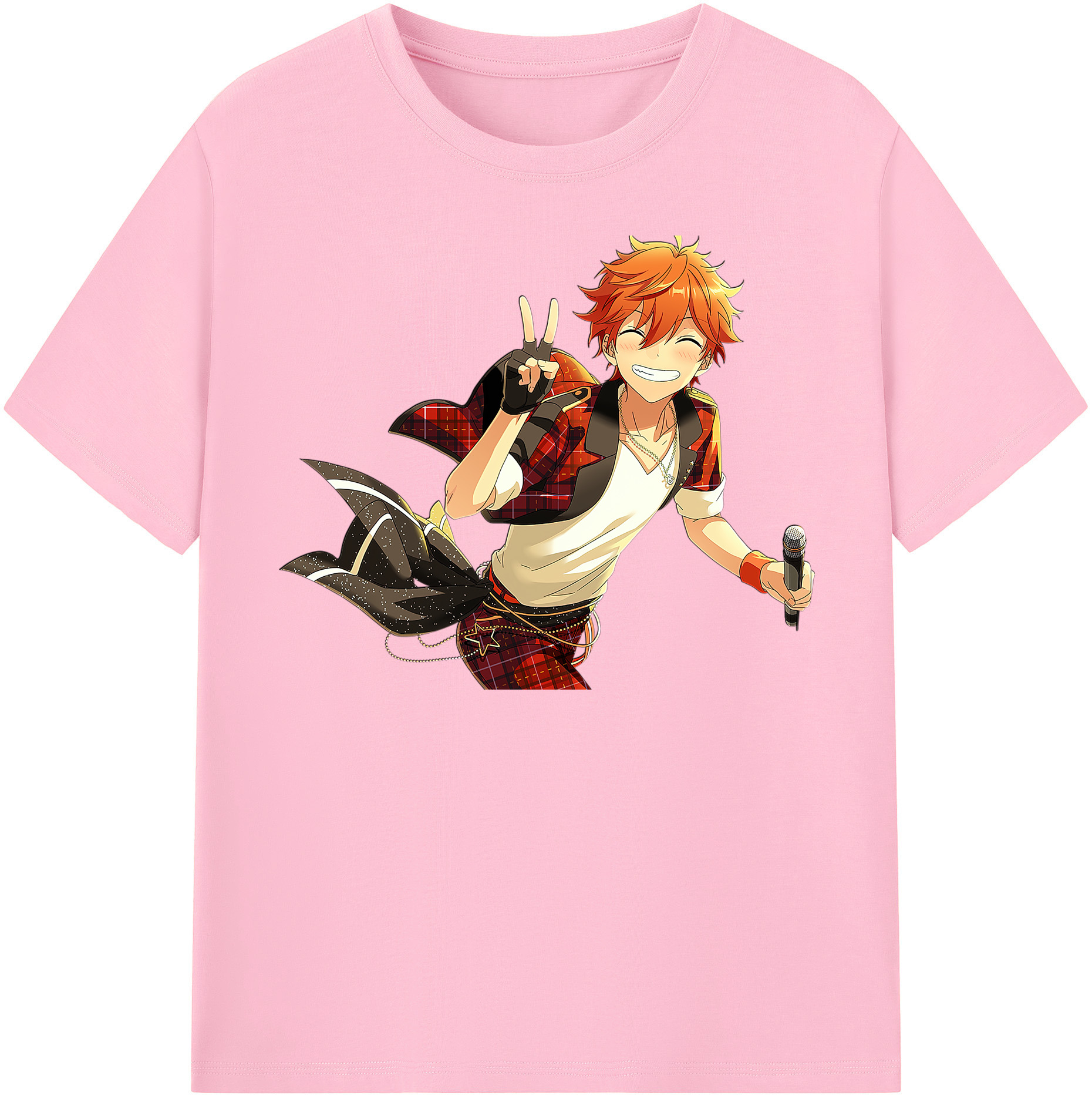（画像用） あんさんぶるスターズ! Ensemble Stars 綿100％半袖Tシャツ（フロントプリント）