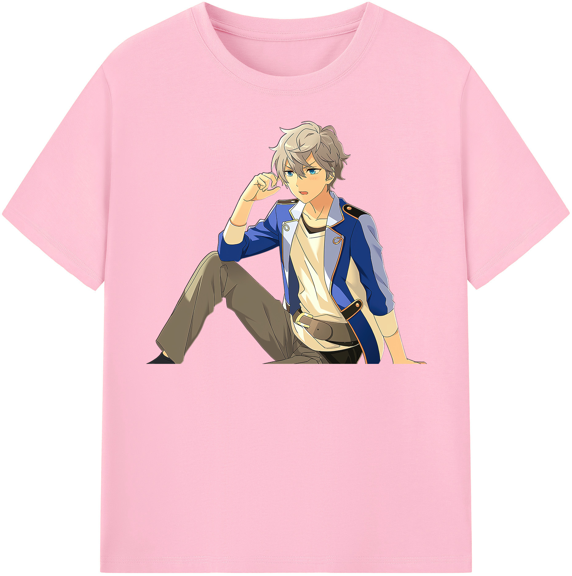 （画像用） あんさんぶるスターズ! Ensemble Stars 綿100％半袖Tシャツ（フロントプリント）
